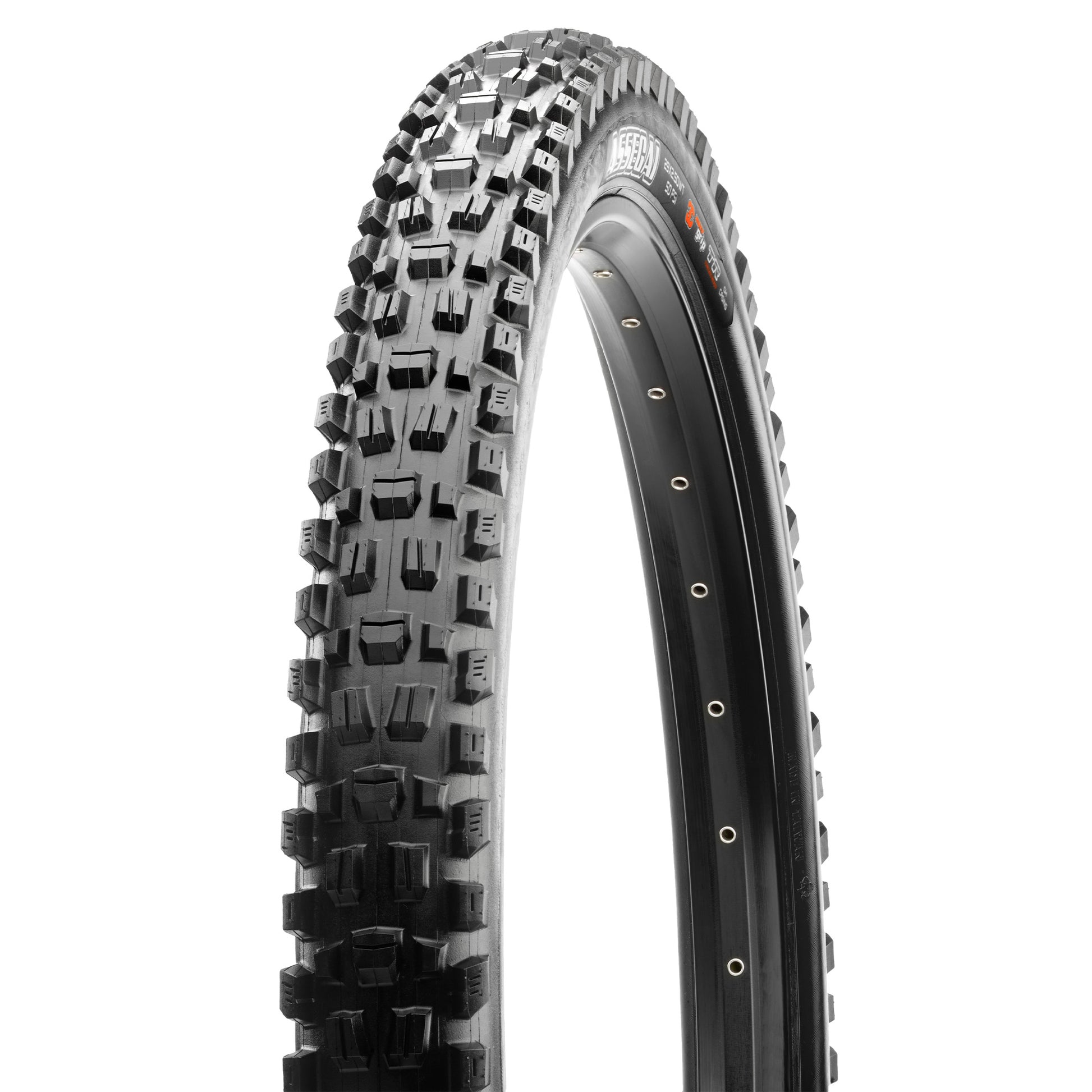 Maxxis Assegai Tyre - 27.5 Inch - 2.6 Inch - Yes - MaxxTerra - EXO+ TR - Soft - Heavy Duty Protection - Folding - Black - Image 1