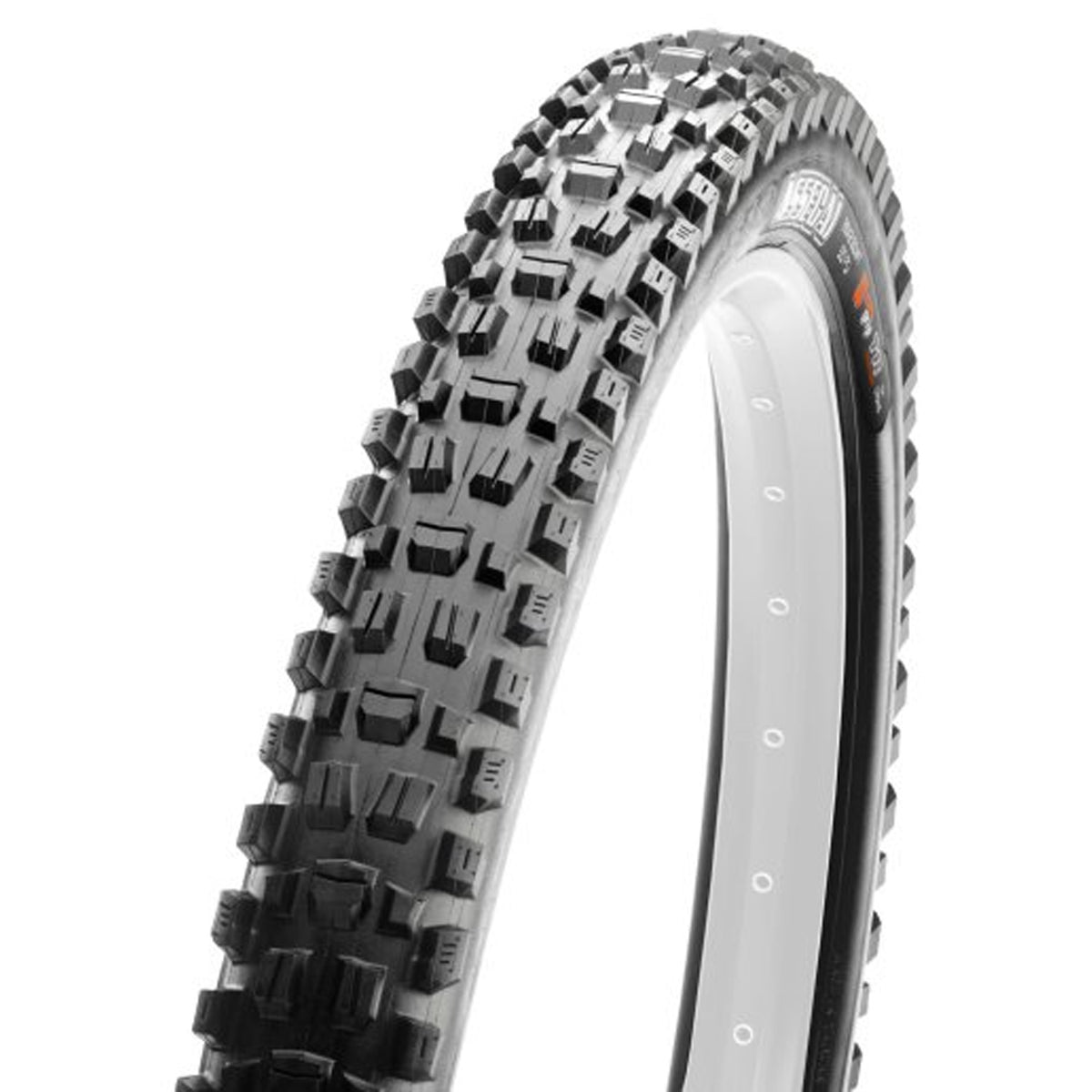 Maxxis Assegai Tyre - 29 Inch - 2.5 Inch - No - Dual Compound - WT Dual Ply 60x2TPI E-25 - Medium - Heavy Duty Protection - Wire - Black - Image 1