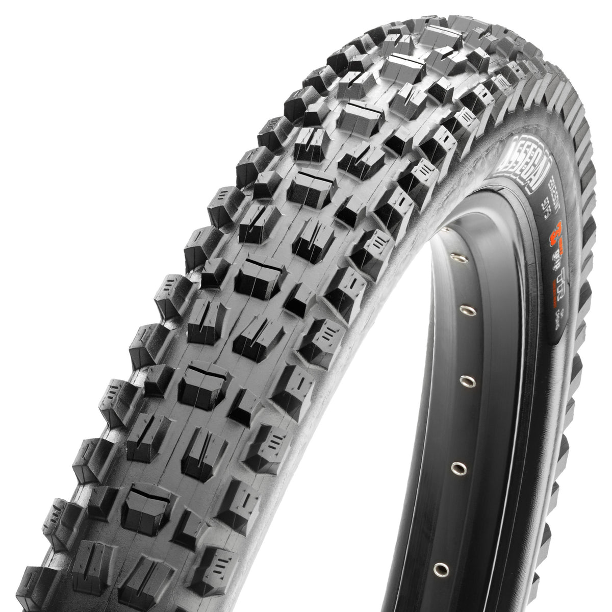 Maxxis Assegai Tyre - 29 Inch - 2.5 Inch - Yes - 3C MaxxGrip - DH 2x120 TPI E25 - Soft - Heavy Duty Protection - Folding - Black - Image 1