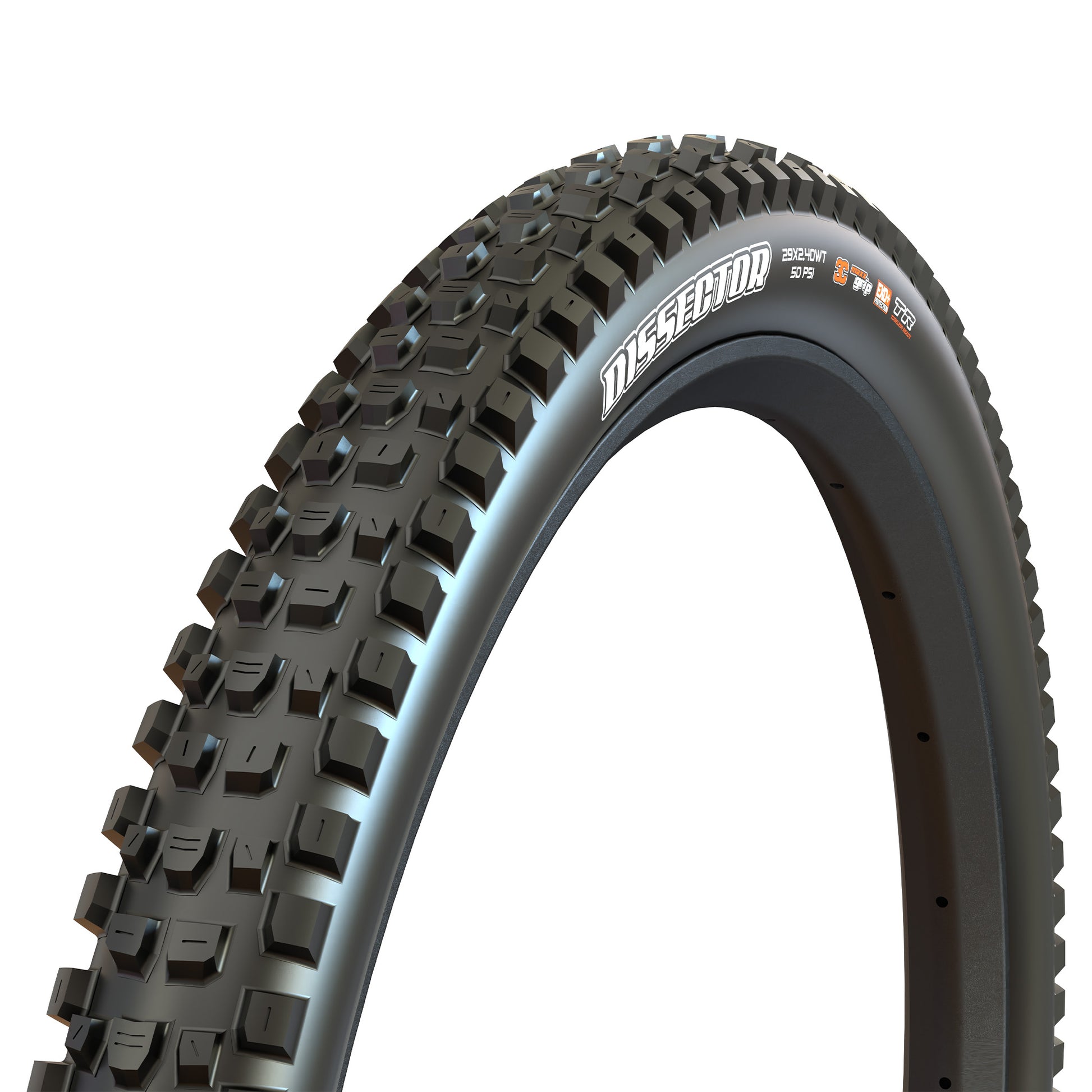 Maxxis Dissector G2 Tyre - 29 Inch - 2.4 Inch - Yes - MaxxTerra - EXO TR - Medium - Medium Duty Protection - Folding - Black - Image 1