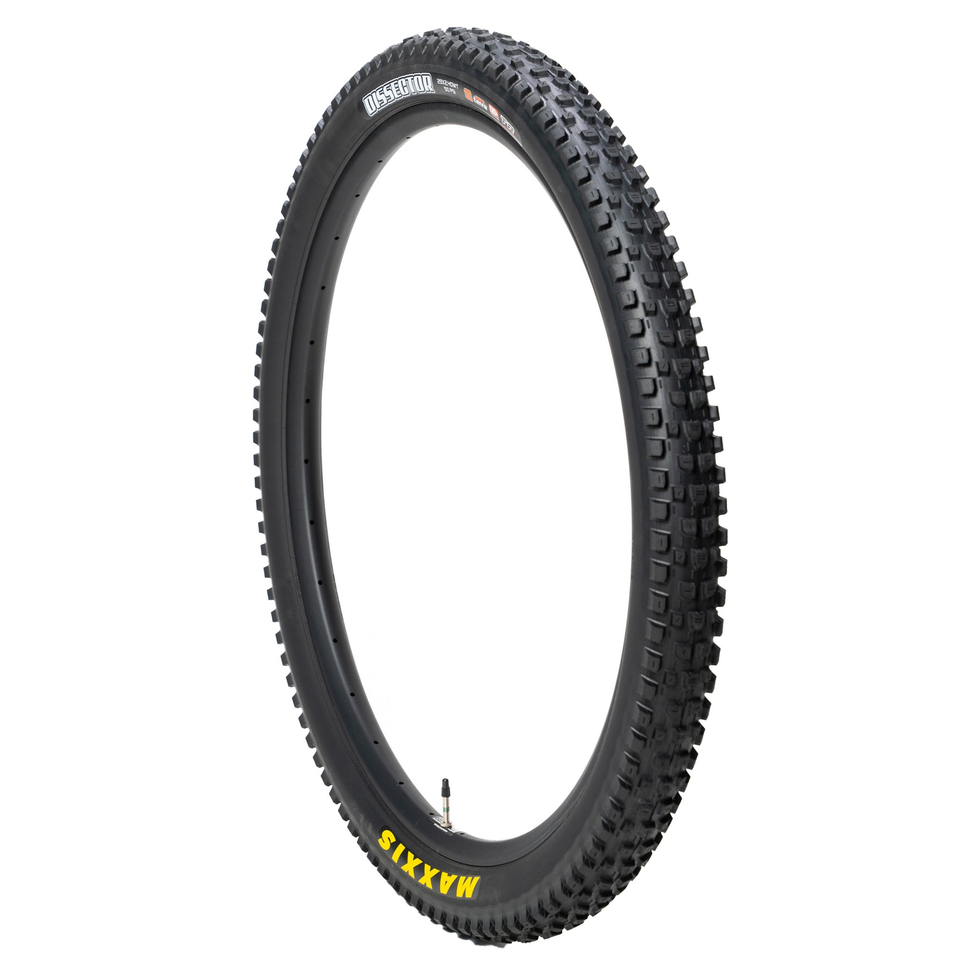 Maxxis Dissector Gen 2 Tyre - 29 Inch - 2.4 Inch - Yes - Dual Compound - EXO 60TPI - Medium - Light Duty Protection - Folding - Black - Image 1