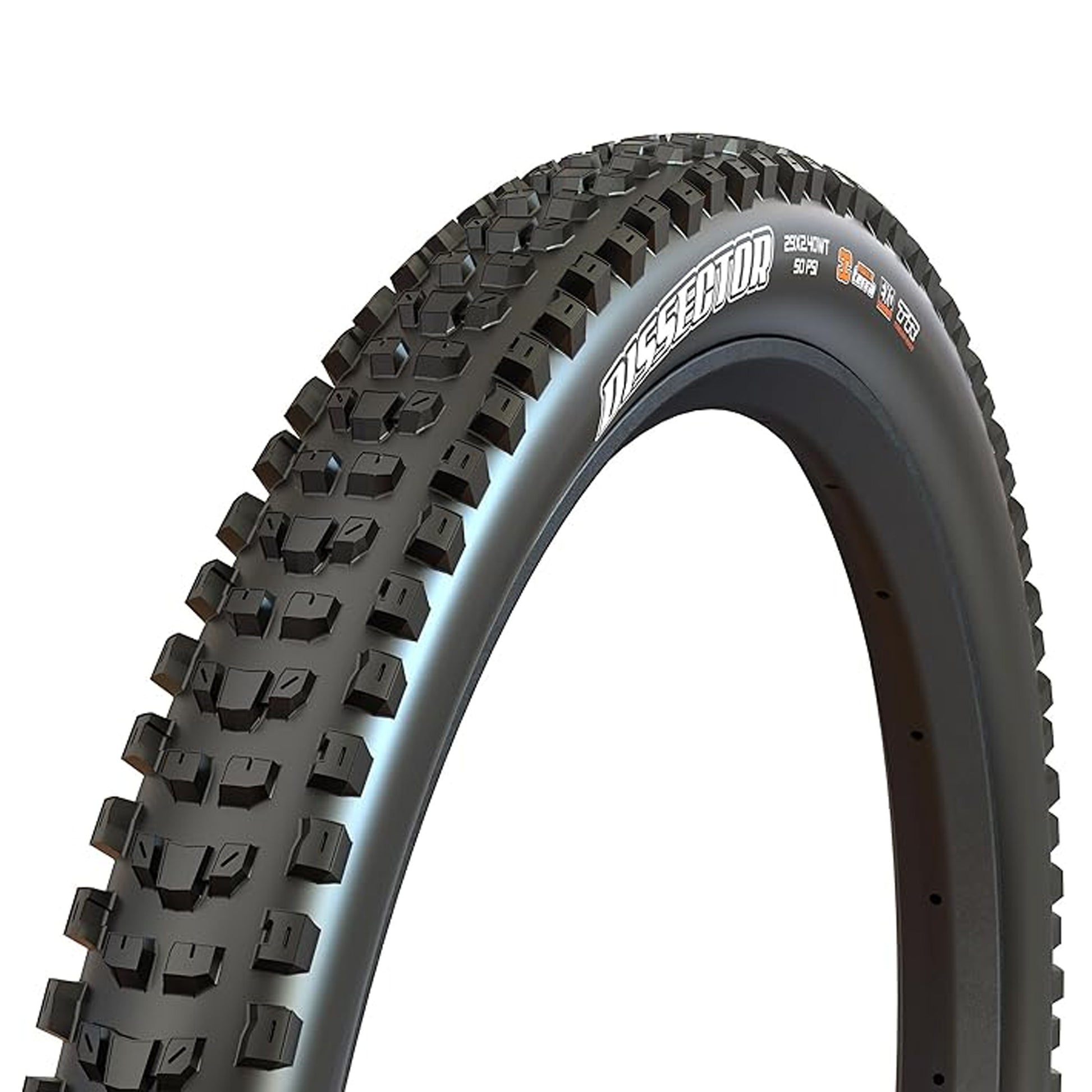 Maxxis Dissector Tyre - 27.5 Inch - 2.40 Inch - Yes - Single Compound - EXO TR Single Ply 60TPI E-25 - Medium - Medium Duty Protection - undefined - undefined - Image 1