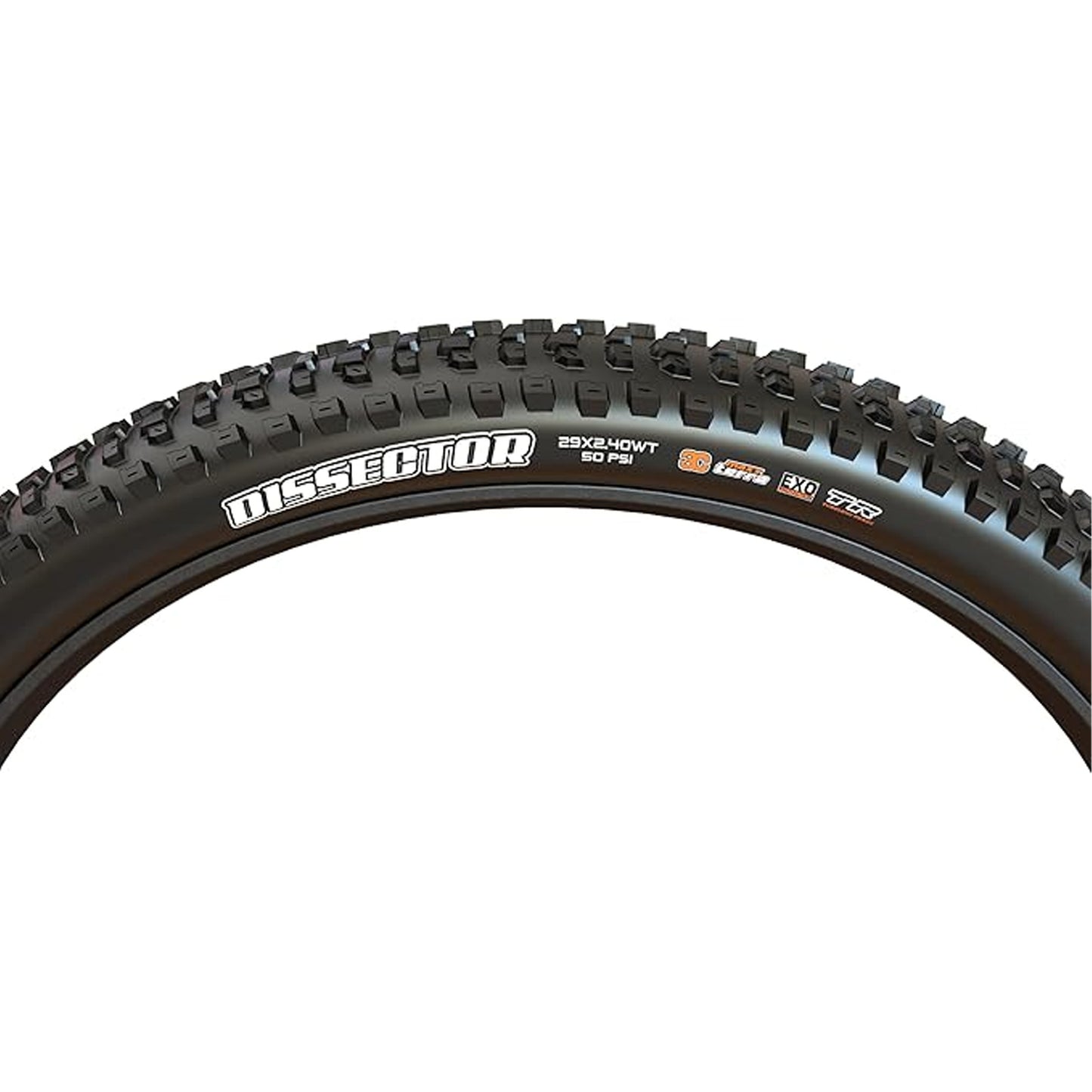 Maxxis Dissector Tyre - 27.5 Inch - 2.40 Inch - Yes - Single Compound - EXO TR Single Ply 60TPI E-25 - Medium - Medium Duty Protection - undefined - undefined - Image 3