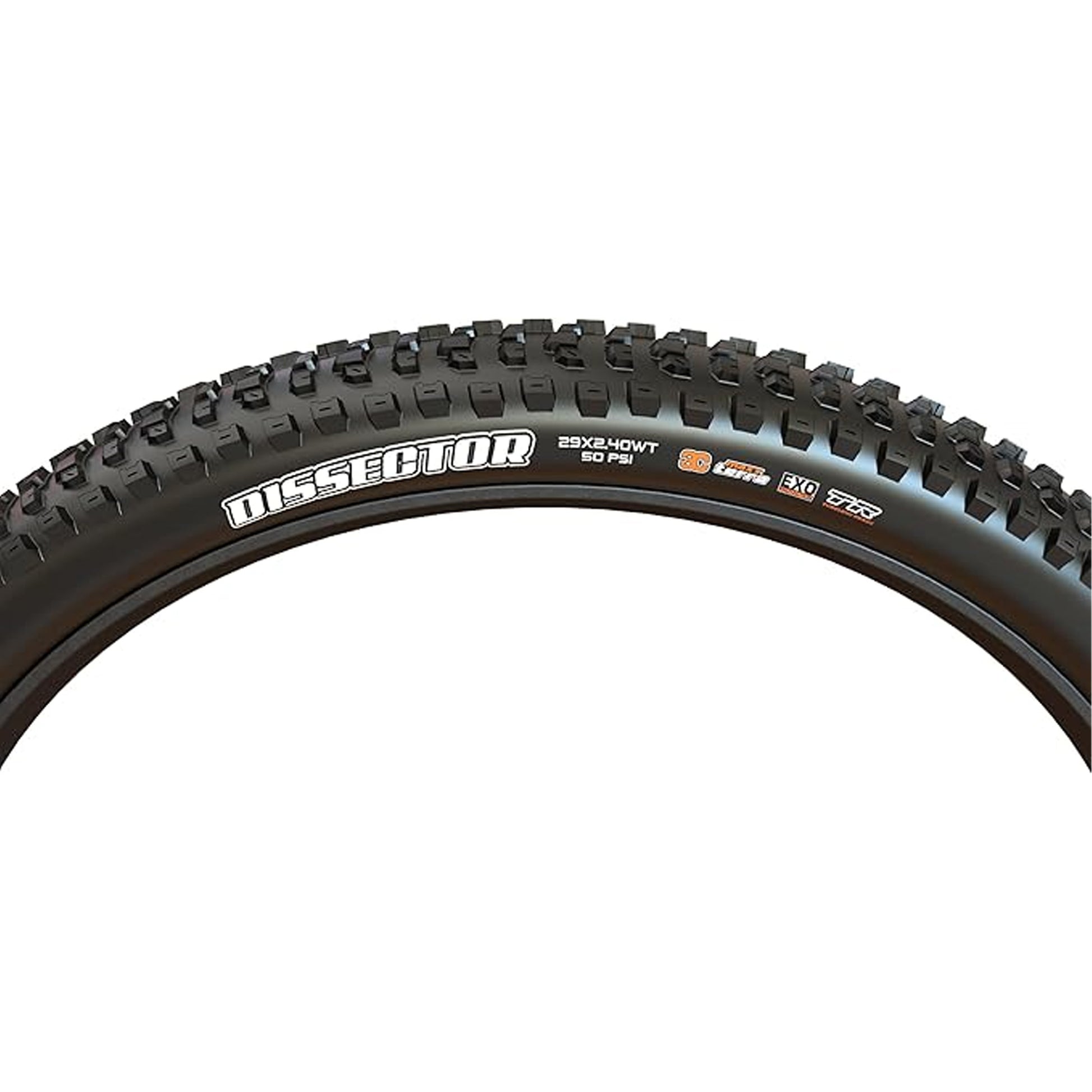 Maxxis Dissector Tyre - 27.5 Inch - 2.40 Inch - Yes - Single Compound - EXO TR Single Ply 60TPI E-25 - Medium - Medium Duty Protection - undefined - undefined - Image 3