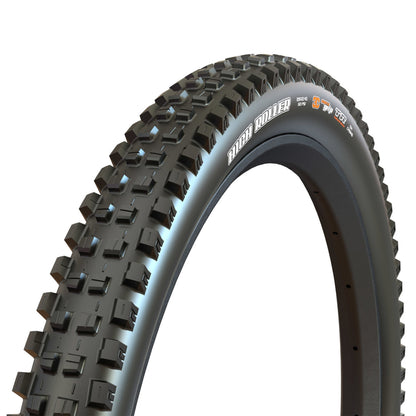 Maxxis High Roller Tyre - 27.5 Inch - 2.4 Inch - Yes - 3C MaxxGrip - DH 2x120 TPI E25 - Soft - Heavy Duty Protection - Folding - Black - Image 1