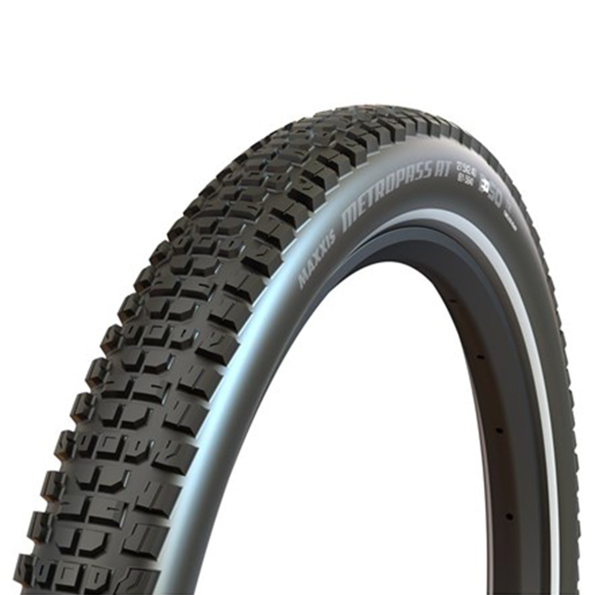 Maxxis Metropass AT Tyre - 27.5 Inch - 2.40 Inch - Yes - Dual Compound - 4S RI EXO TR Single Ply 60TPI E-50 - Hard - Medium Duty Protection - undefined - undefined - Image 1