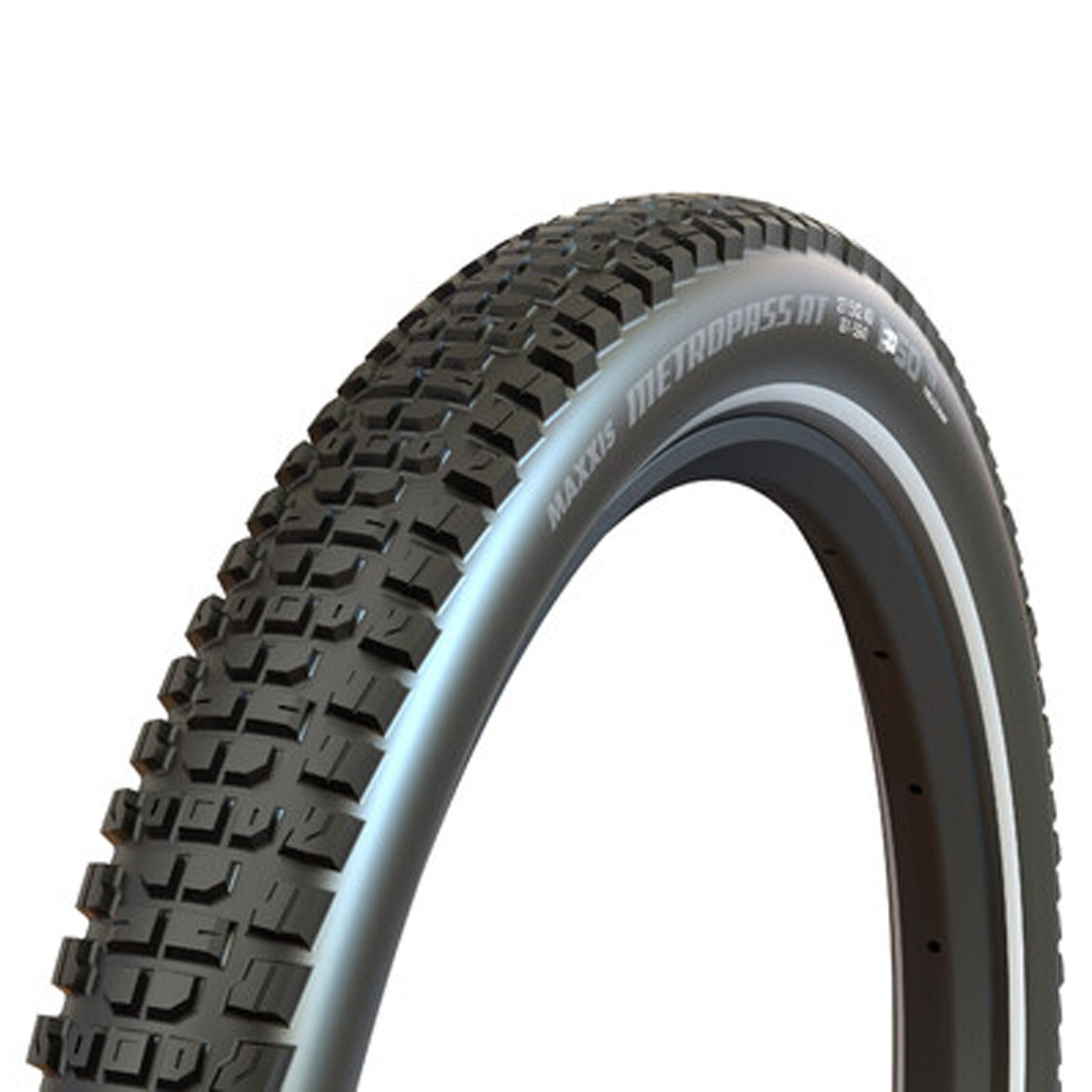Maxxis Metropass AT Tyre - 29 Inch - 2.40 Inch - Yes - Dual Compound - 4S RI EXO TR Single Ply 60TPI E-50 - Hard - Medium Duty Protection - undefined - undefined - Image 1