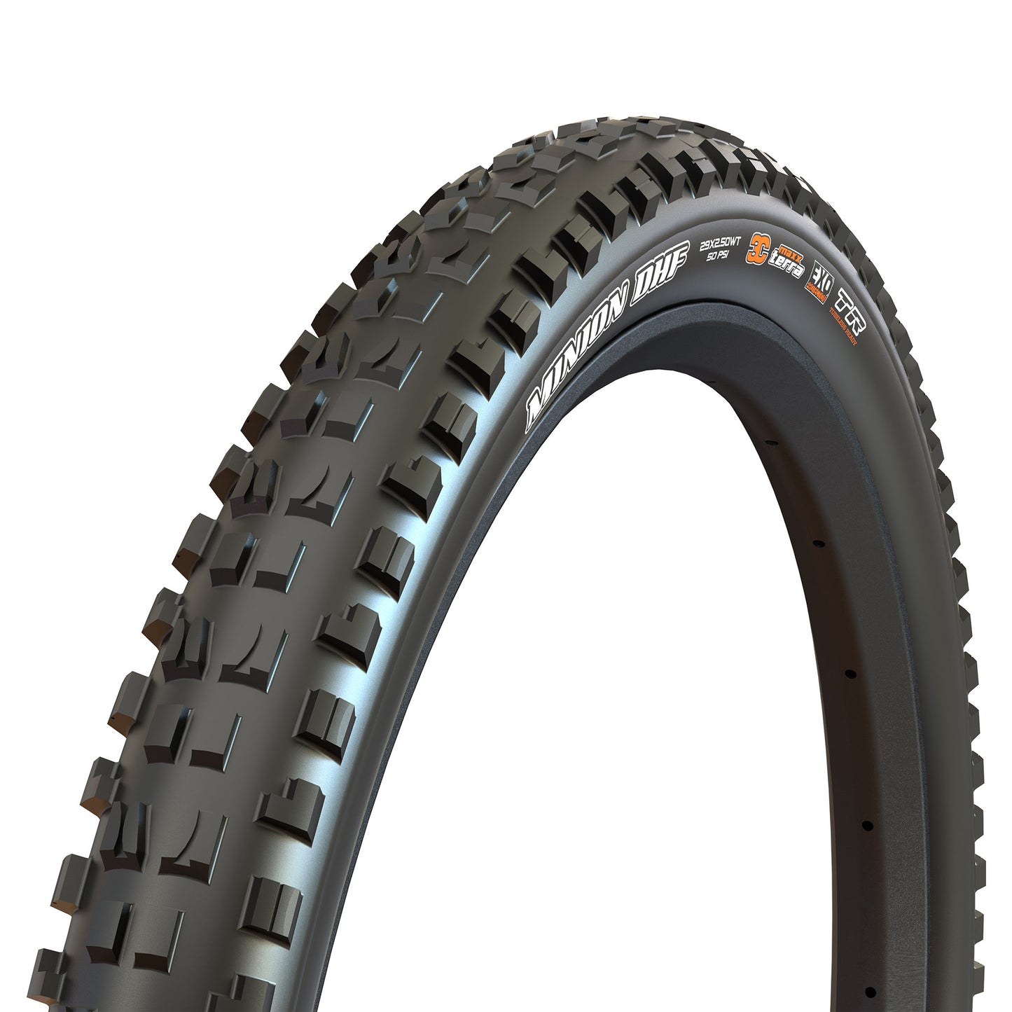 Maxxis Minion DHF Tyre - 27.5 Inch - 2.50 Inch - Yes - Single Compound - EXO TR Single Ply 60TPI E-25 - Medium - Medium Duty Protection - undefined - undefined - Image 1