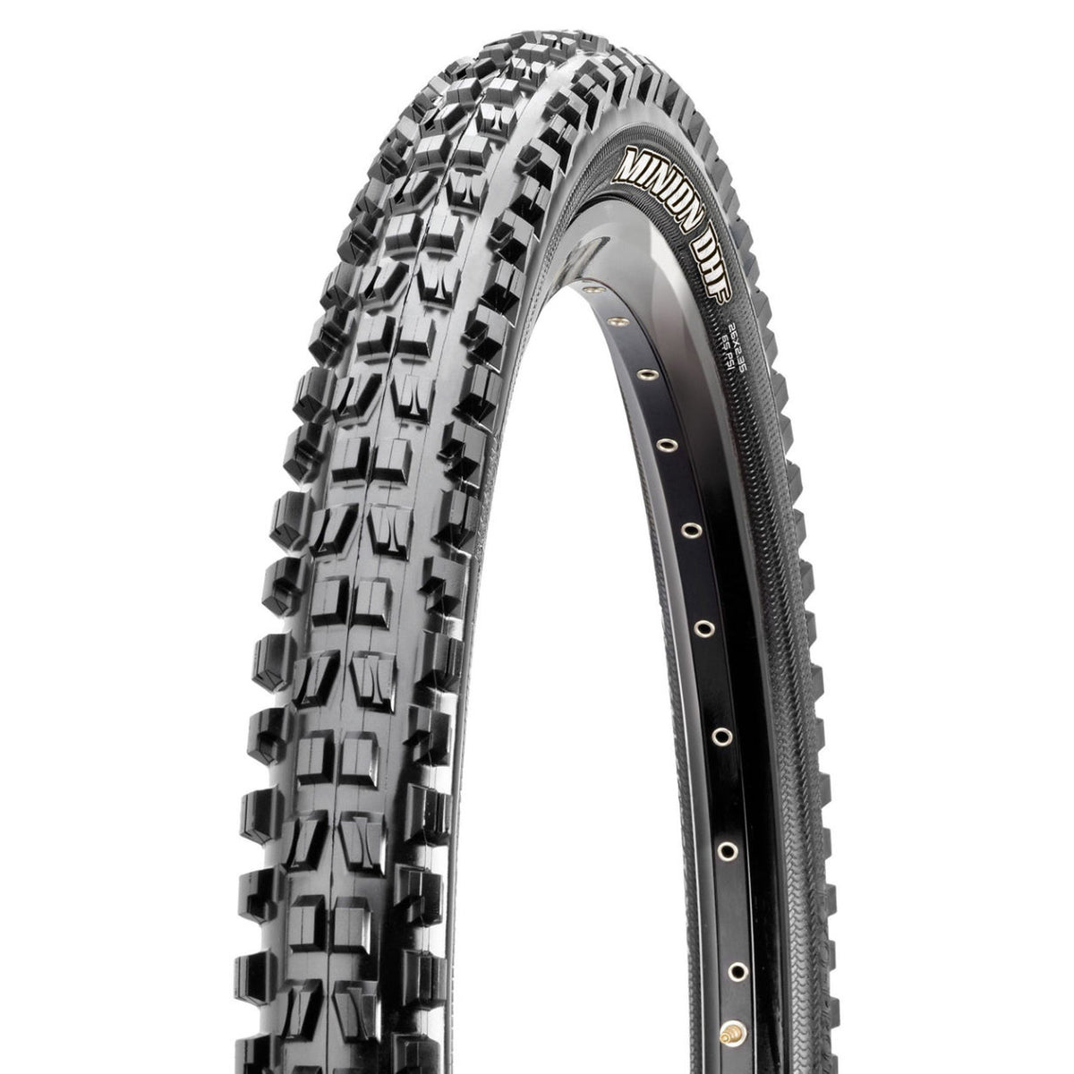 Maxxis Minion DHF Tyre - 29 Inch - 2.5 Inch - Yes - Dual Compound - EXO WT - Medium - Light Duty Protection - Folding - Black - Image 1
