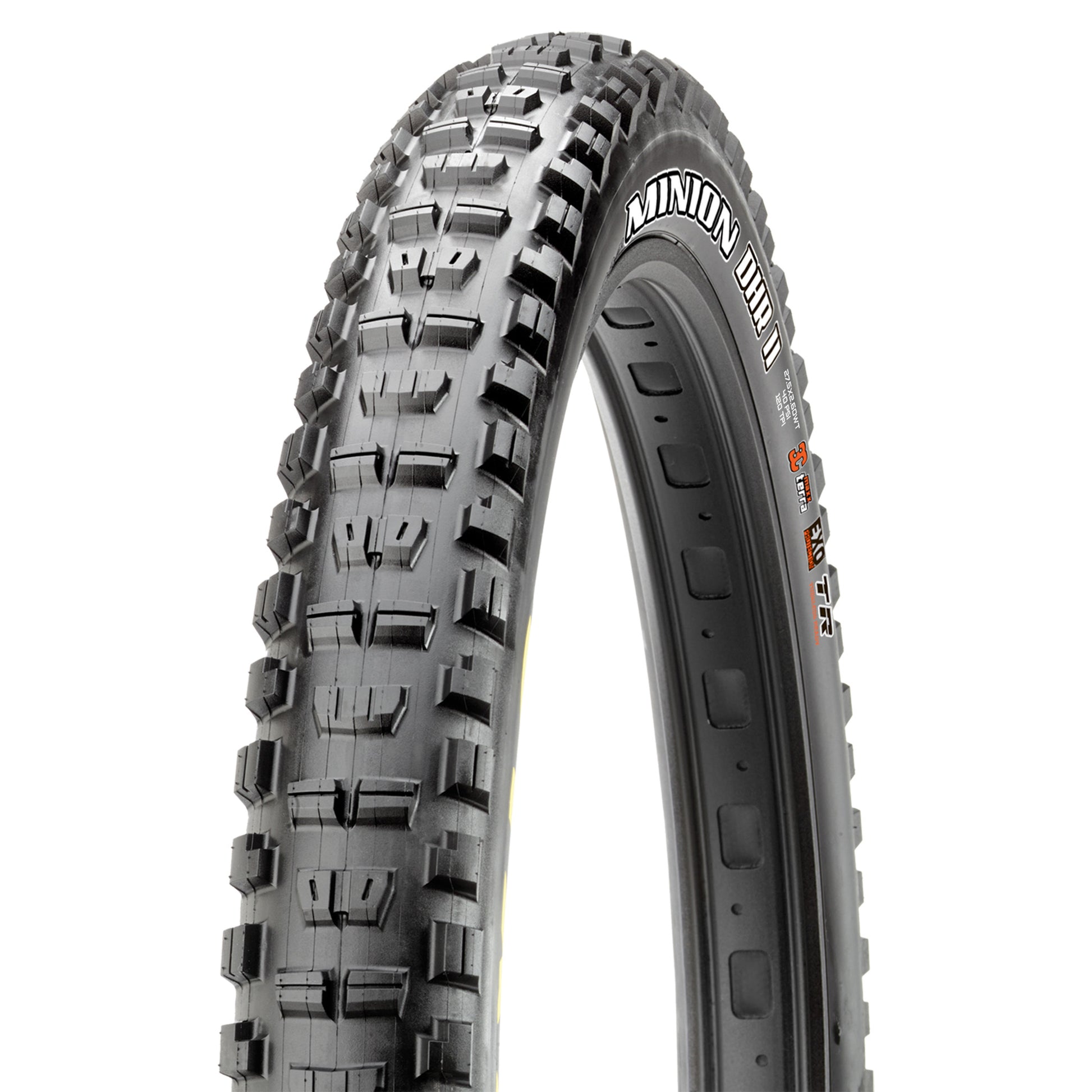 Maxxis Minion DHR II Tyre - 29 Inch - 2.4 Inch - Yes - MaxxTerra - EXO TR - Soft - Medium Duty Protection - Folding - Black - Image 1