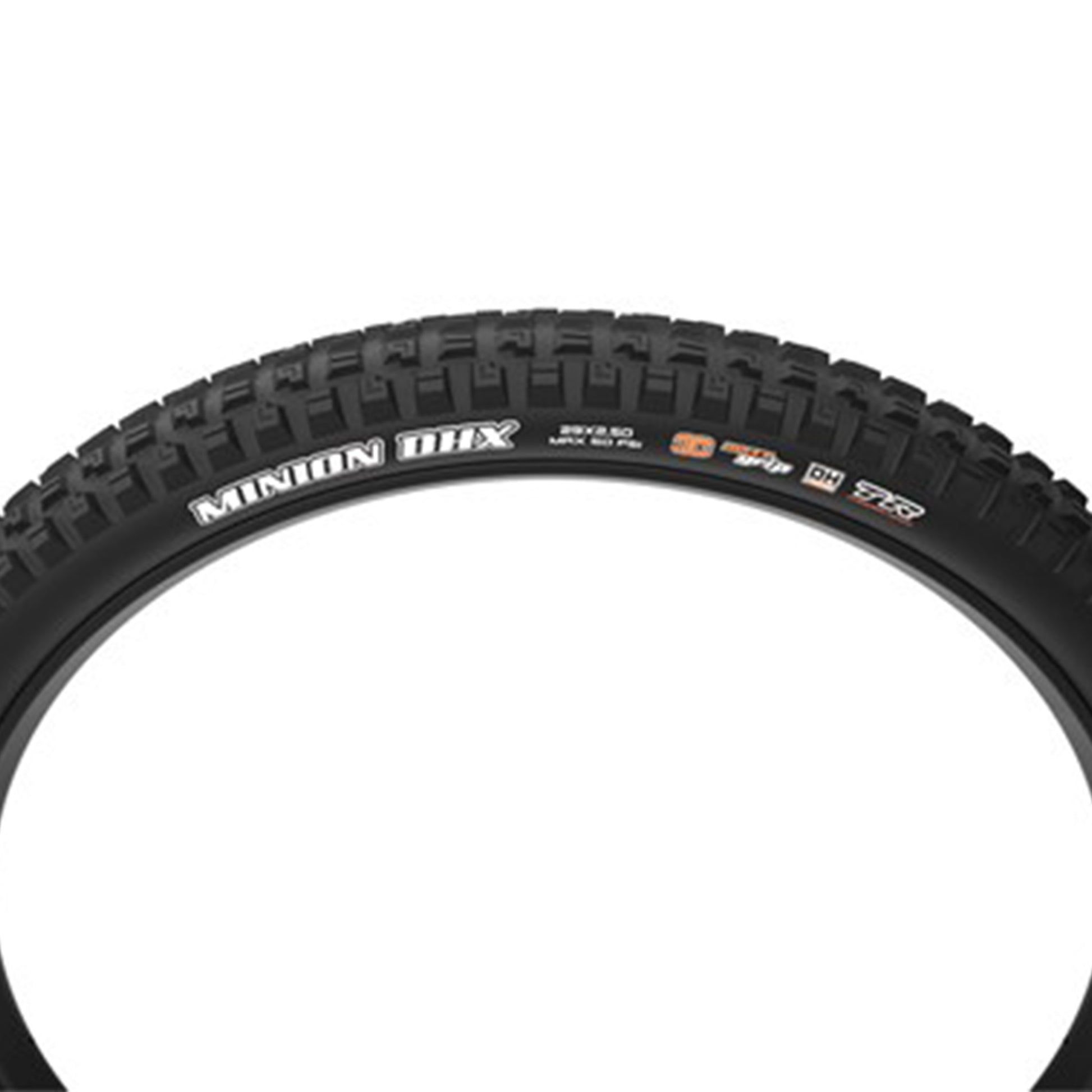 Maxxis Minion DHX Tyre - 29 Inch - 2.5 Inch - Yes - 3C MaxxGrip  - DD 2x120 TPI E50 - Soft - Heavy Duty Protection - Folding - Black - Image 3