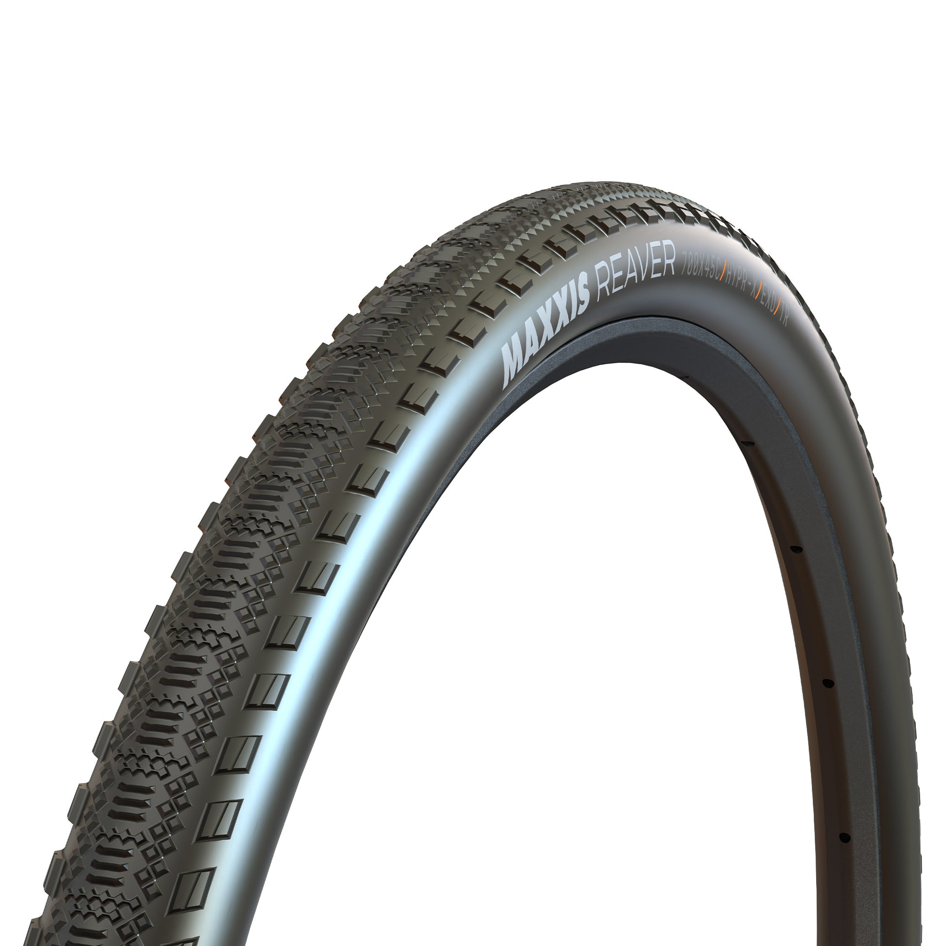 MAXXIS Reaver - 700c - 45c - Yes - Dual Compound - EXO 120TPI - Hypr-x - Medium Duty Protection - Folding - Black - Image 1