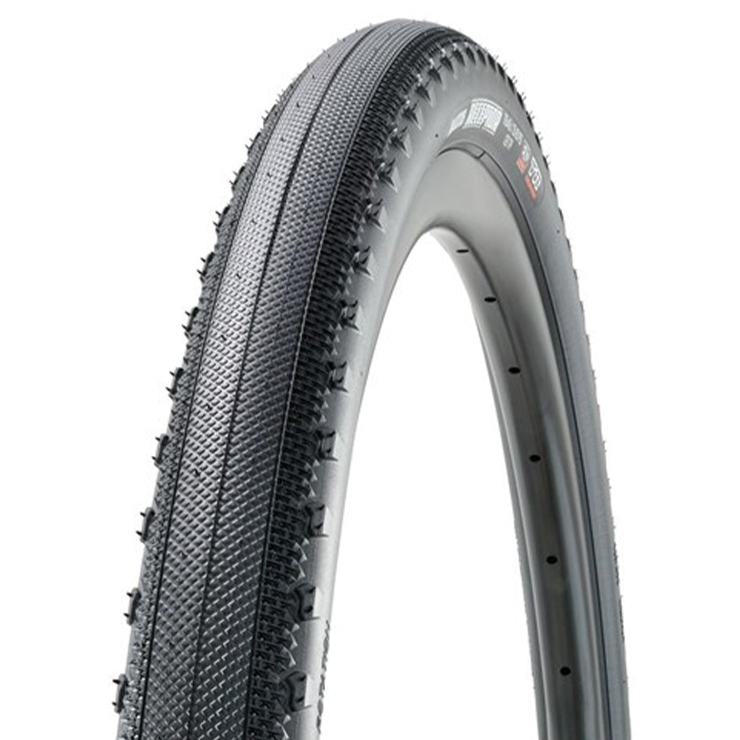 Maxxis Receptor Tyre - 700c - 40c - Yes - Dual Compound - EXO Single Ply 60TPI - Medium - Medium Duty Protection - Wire - Black - Image 1