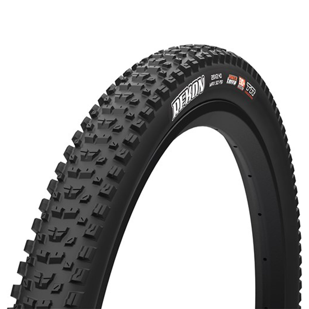 Maxxis Rekon Tyre - 27.5 Inch - 2.4 Inch - Yes - 3C MaxxTerra - EXO TR - Medium - Light Duty Protection - Folding - Black - Image 1