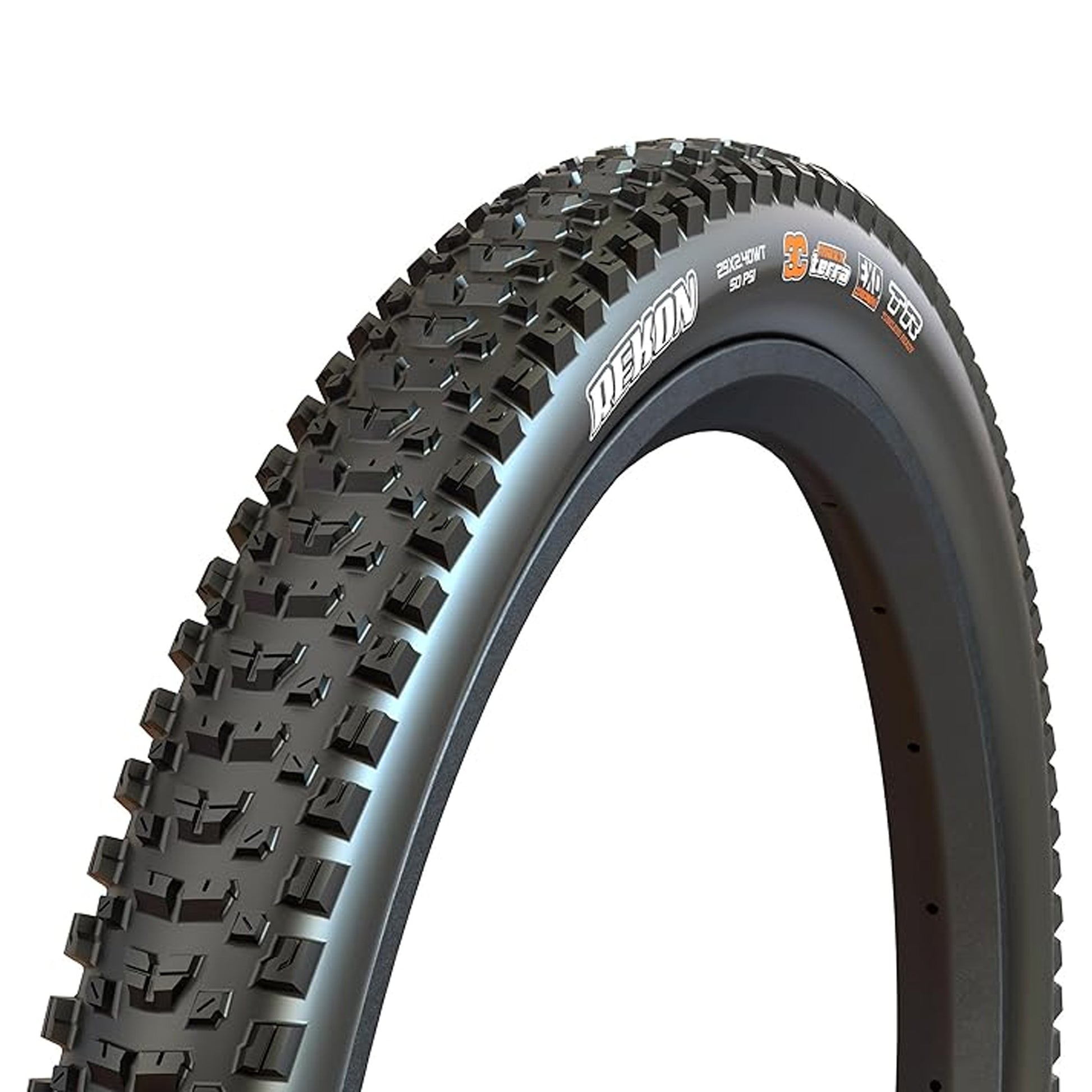 Maxxis Rekon Tyre - 29 Inch - 2.40 Inch - Yes - Single Compound - EXO TR Single Ply 60TPI E-25 - Medium - Medium Duty Protection - undefined - undefined - Image 1