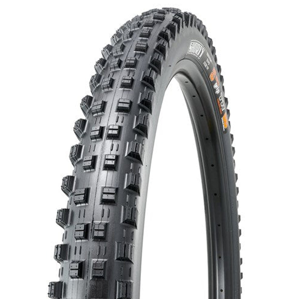 Maxxis Shorty V2 Tyre - 27.5 Inch - 2.4 Inch - Yes - 3C Maxx Grip - 2 Ply DH WT - Soft - Heavy Duty Protection - Folding - Black - Image 1