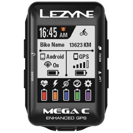 Lezyne Mega C GPS Cycling Computer - Black