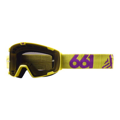 661 Radia Goggles - S - Dazzle Yellow - Smoke Mirror Lens