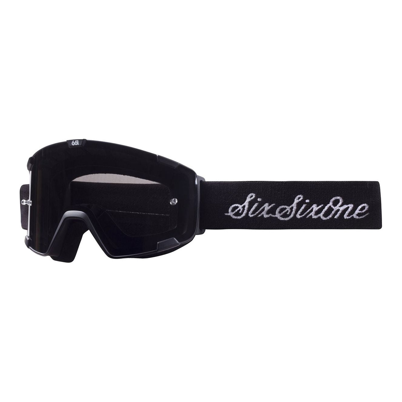661 Radia Goggles - S - Script Black - Smoke Mirror Lens