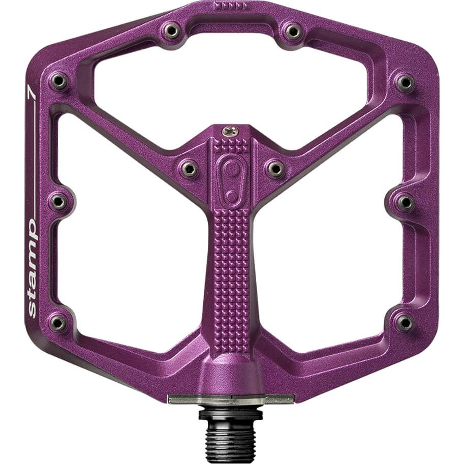 Crank Brothers Stamp 7 Alloy Pedals - L - Limited Edition Purple