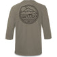 Dakine Well Rounded 3-4 Sleeve Raglan Tech Tee - L - Grit