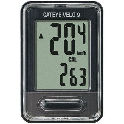Cateye Velo 9 VL820 Cycling Computer - Black