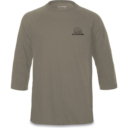 Dakine Well Rounded 3-4 Sleeve Raglan Tech Tee - L - Grit