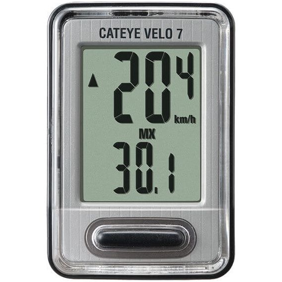 Cateye Velo 7 VL520 Cycling Computer - Black
