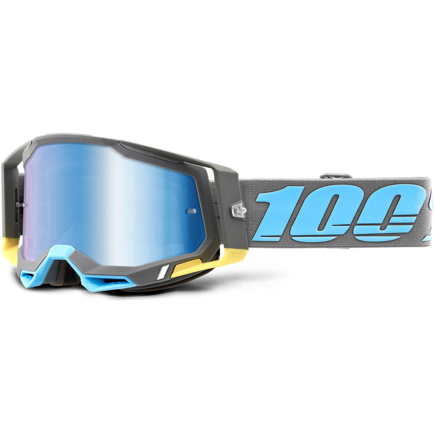 100 Percent Racecraft 2 Goggles - One Size Fits Most - Trinidad - Blue Mirror Lens
