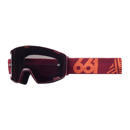 661 Radia Goggles - L - Dazzle Red - Smoke Mirror Lens