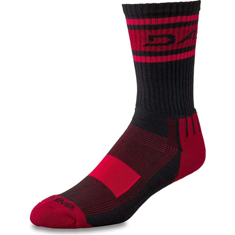 Dakine Step Up Socks - S-M - Black - Red