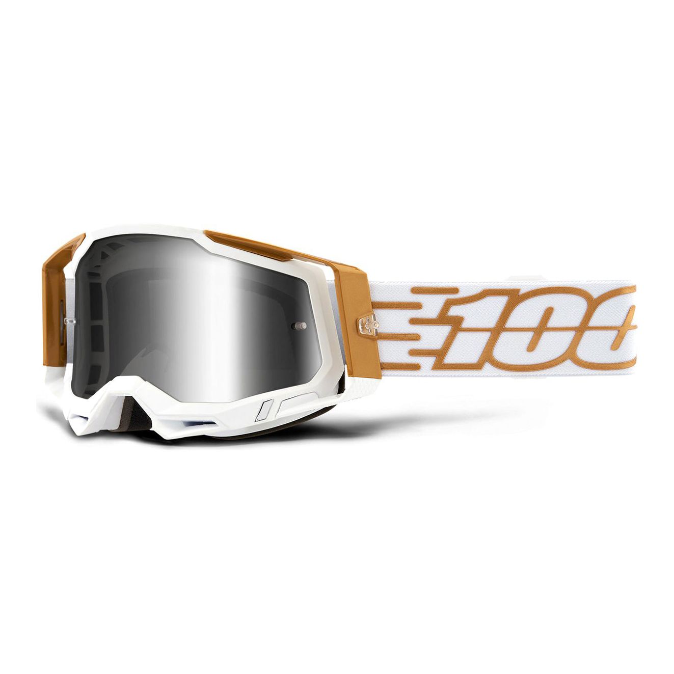 100 Percent Racecraft 2 Goggles - One Size Fits Most -  Mayfair - Silver Mirror Lens