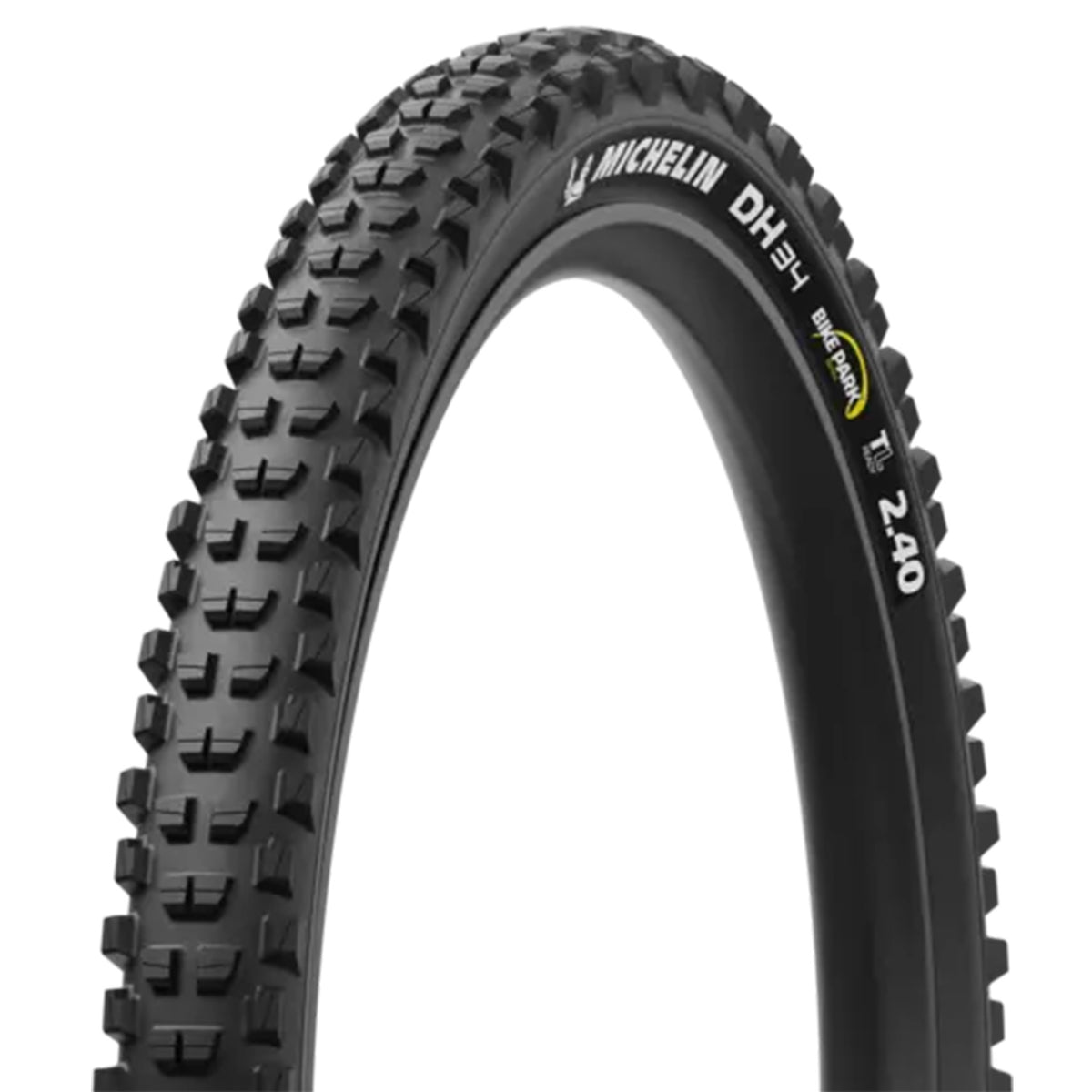 Michelin DH34 Performance Tyre - 27.5 Inch - 2.4 Inch - Yes - Gum-X - Down Hill Shield - Medium - Heavy Duty Protection - Folding - Black - Image 1