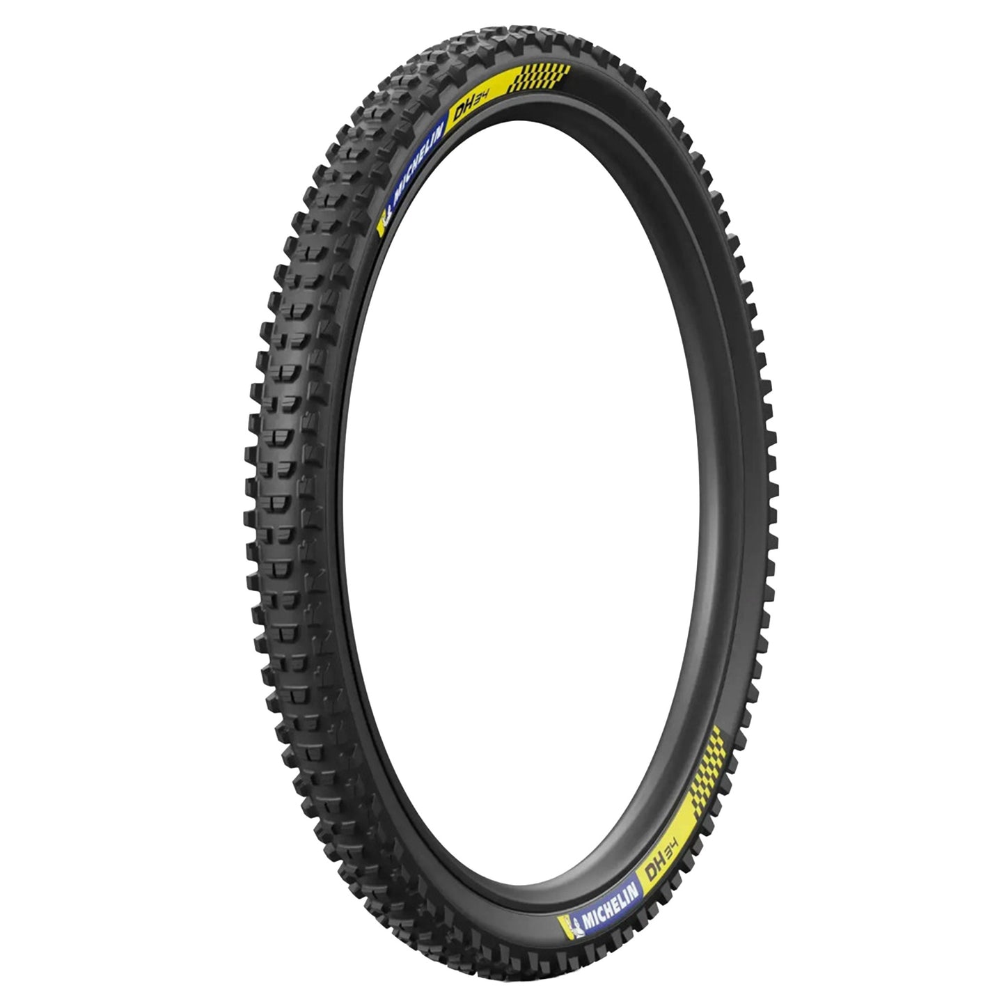 Michelin DH34 Racing Tyre - 26 Inch - 2.4 Inch - Yes - Magi-X - Down Hill Shield - Soft - Heavy Duty Protection - Folding - Black - Image 1