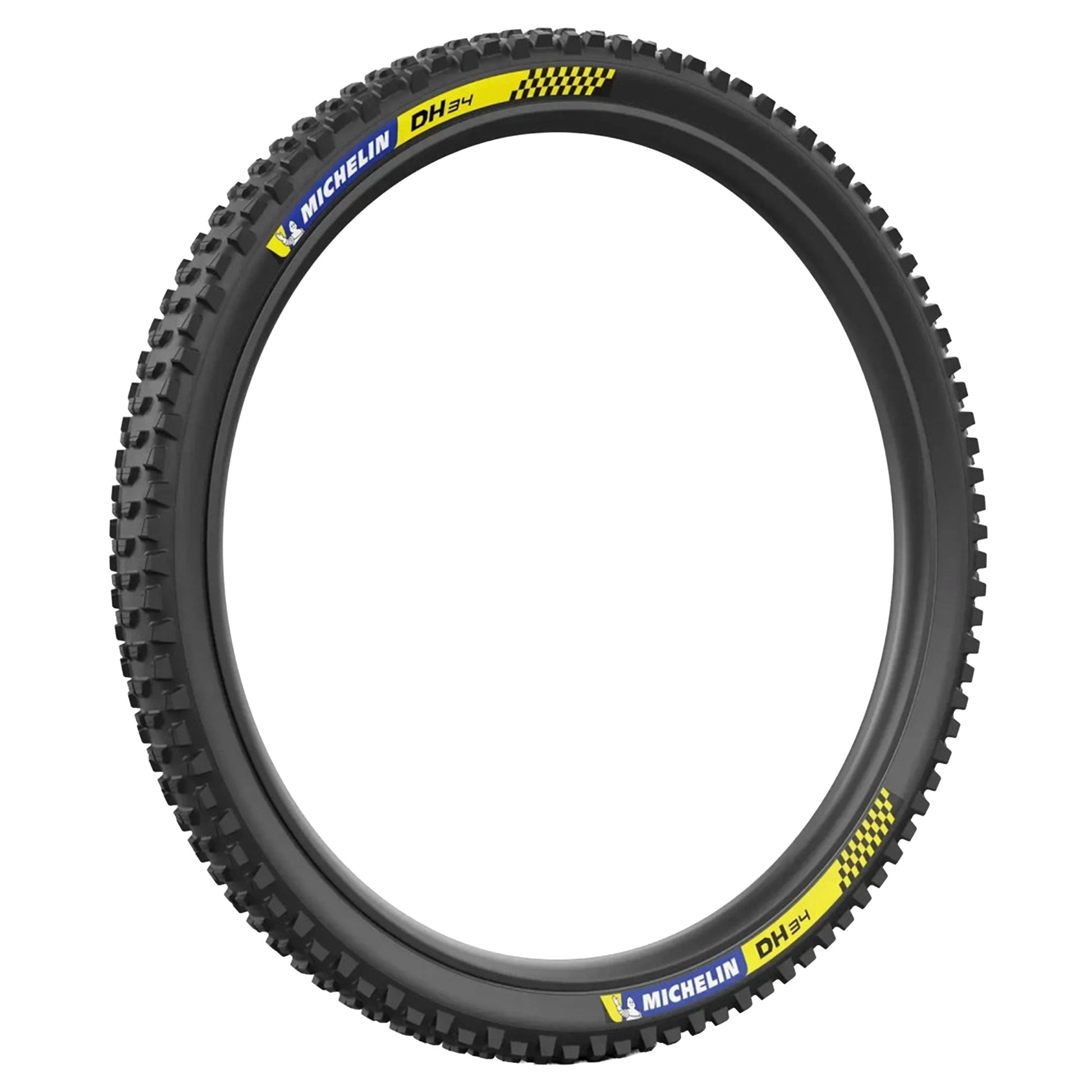 Michelin DH34 Racing Tyre - 26 Inch - 2.4 Inch - Yes - Magi-X - Down Hill Shield - Soft - Heavy Duty Protection - Folding - Black - Image 2