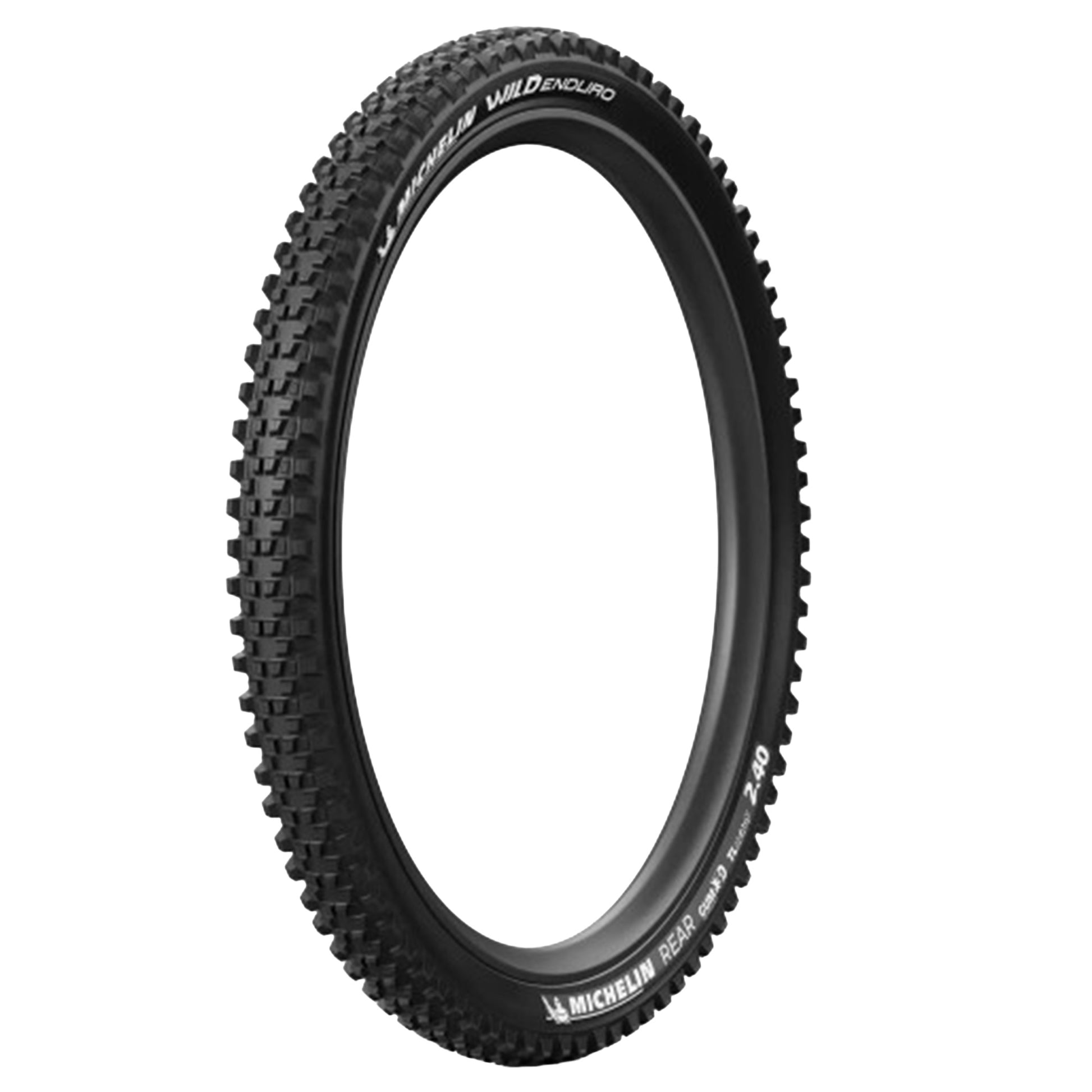 Michelin Wild Enduro Rear Competition Tyre - 29 Inch - 2.4 Inch - Yes - Gum-X3D - Gravity Shield - Soft - Heavy Duty Protection - Folding - Black - Image 1