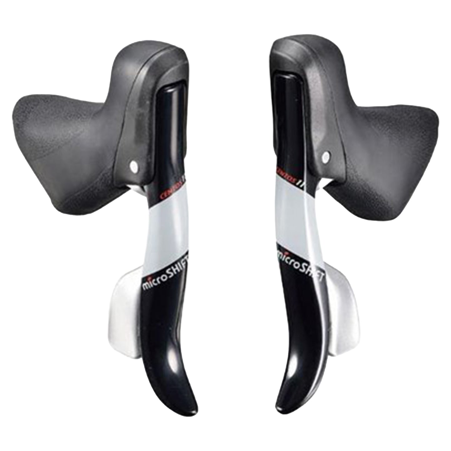 Microshift CENTOS 11 2x11 Speed Internal Cable Pair Drop Bar Shifter - 2x11 Speed - Drop Bar - Shimano Road - Image 1