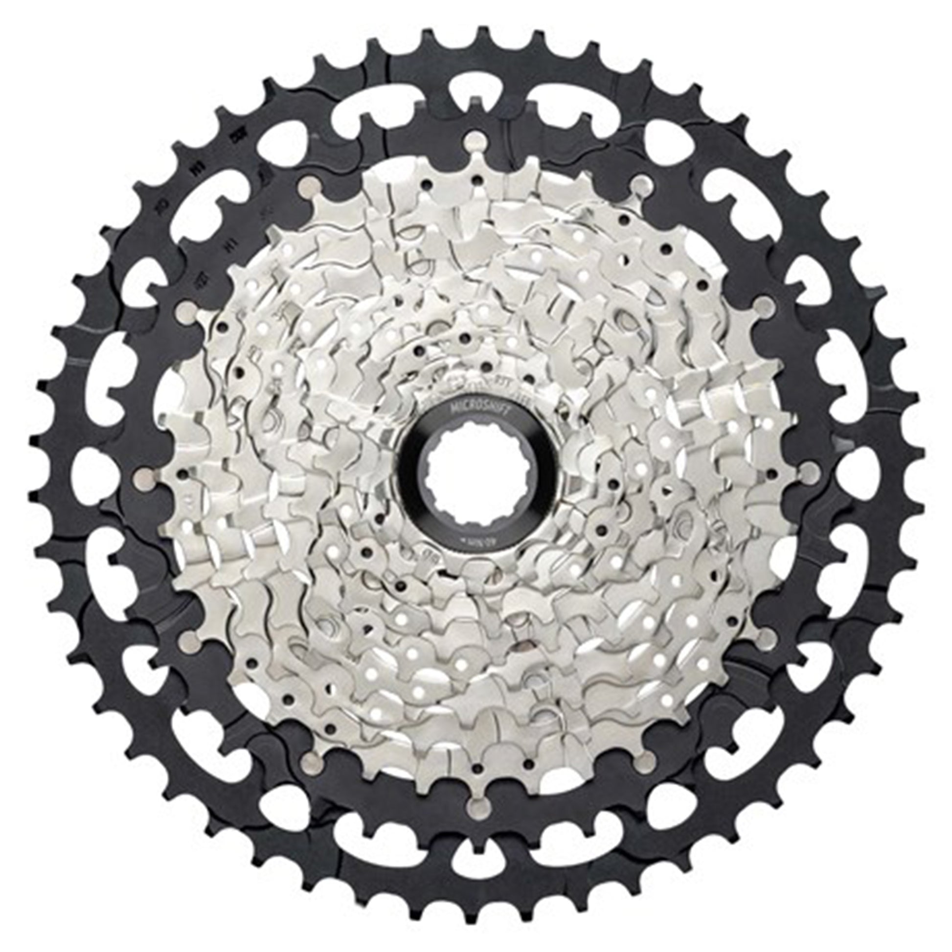 Microshift CS-EG116 Advent MX Cassette - 11 Speed - Shimano HG Splined - 11-50T - Silver - Image 1