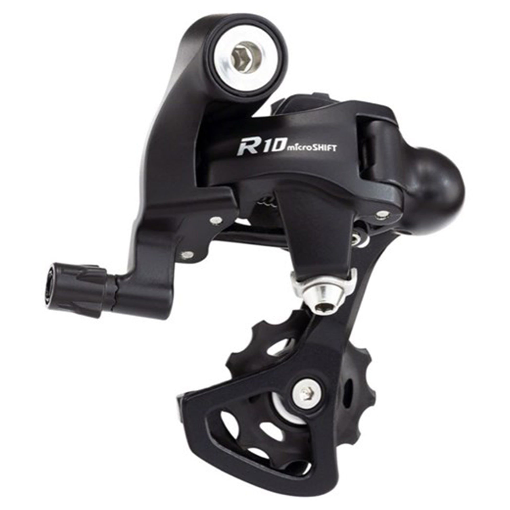 Microshift R10 RD-R47S 2x10 Speed Rear Derailleur - Rear Derailleur - 10 Speed - Black - Short - Image 1