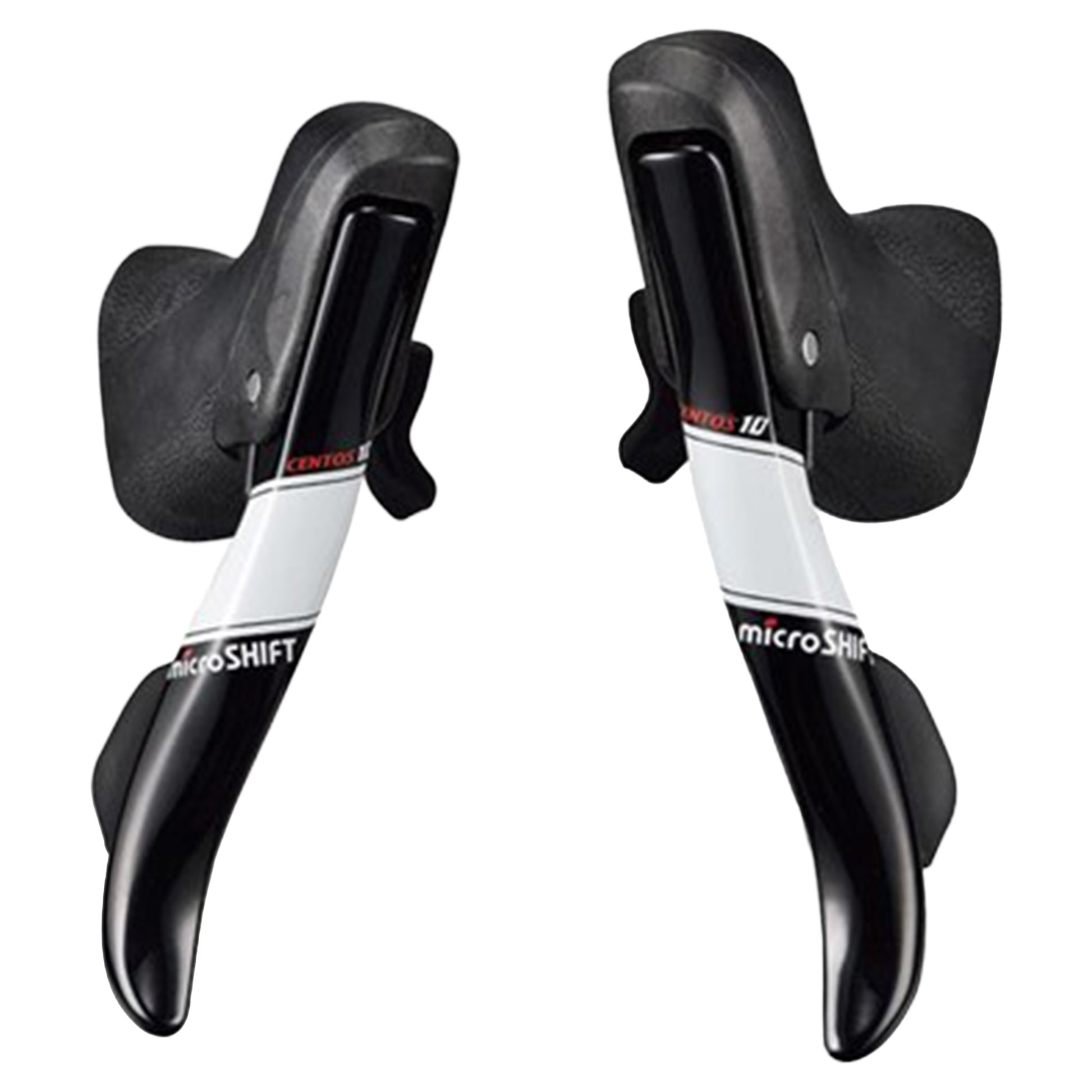 Microshift R10 SB-R502E 2x10 Speed Internal Cable Pair Drop Bar Shifter - 2x10 Speed - Drop Bar - Shimano Road - Image 1