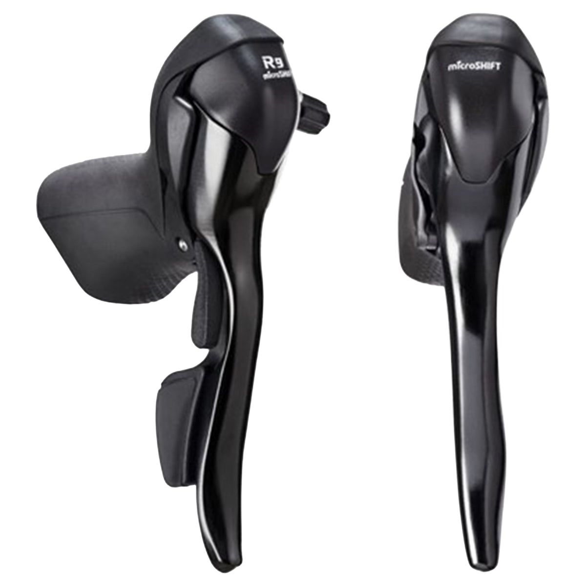 Microshift R9 SB-R492 2x9 Speed Pair Drop Bar Shifter - Image 1