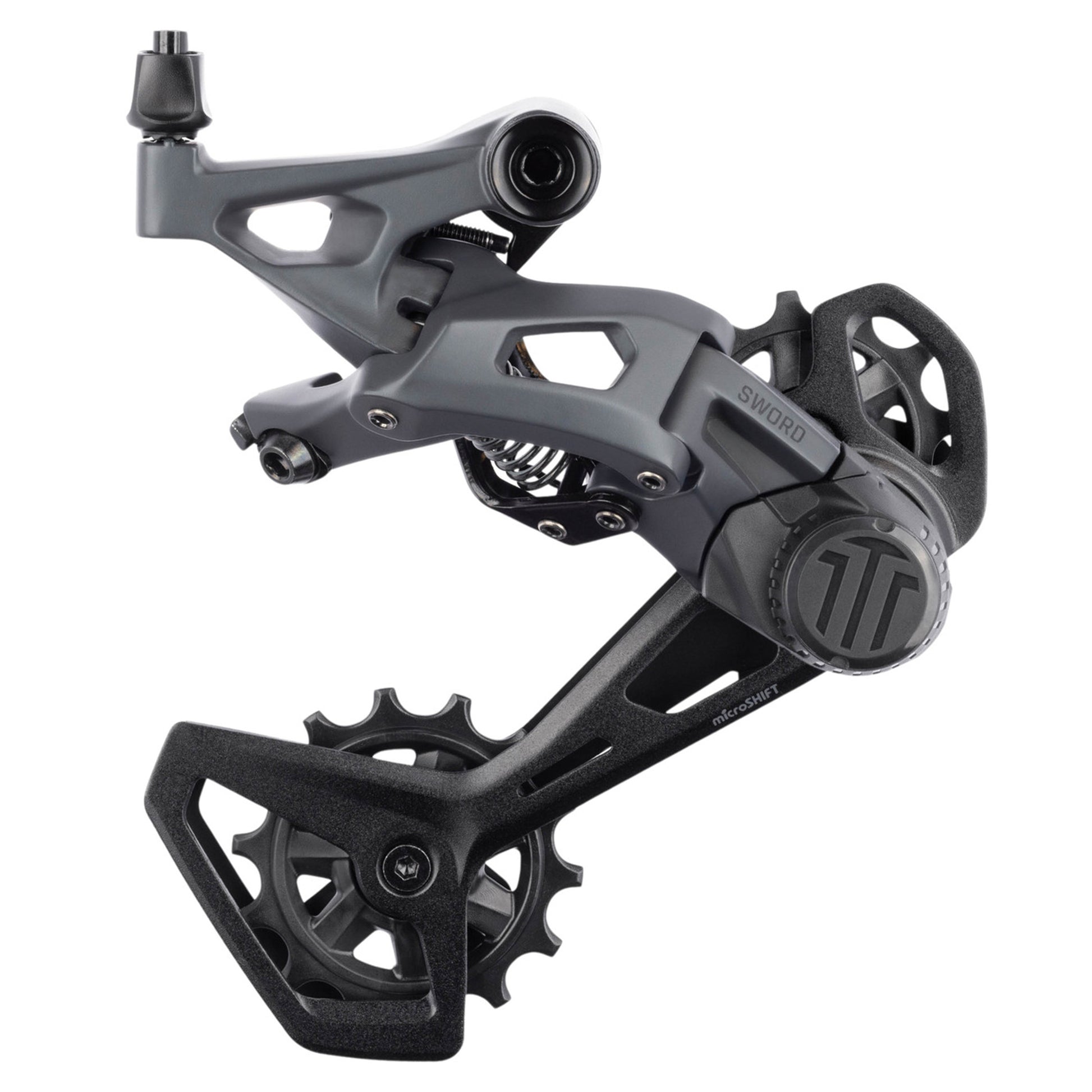 Microshift Sword Gravel 2x10 Rear Derailleur - Rear Derailleur - 10 Speed - Black - Long - Image 1