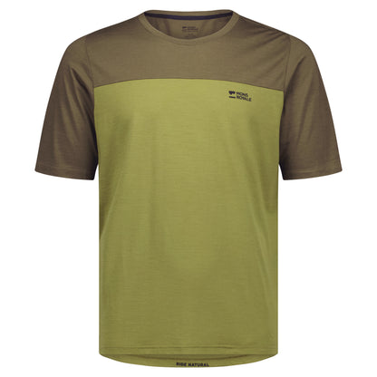 Mons Royale Diversion Merino Bike Short Sleeve Jersey - XL - Fern / Olive - Image 1