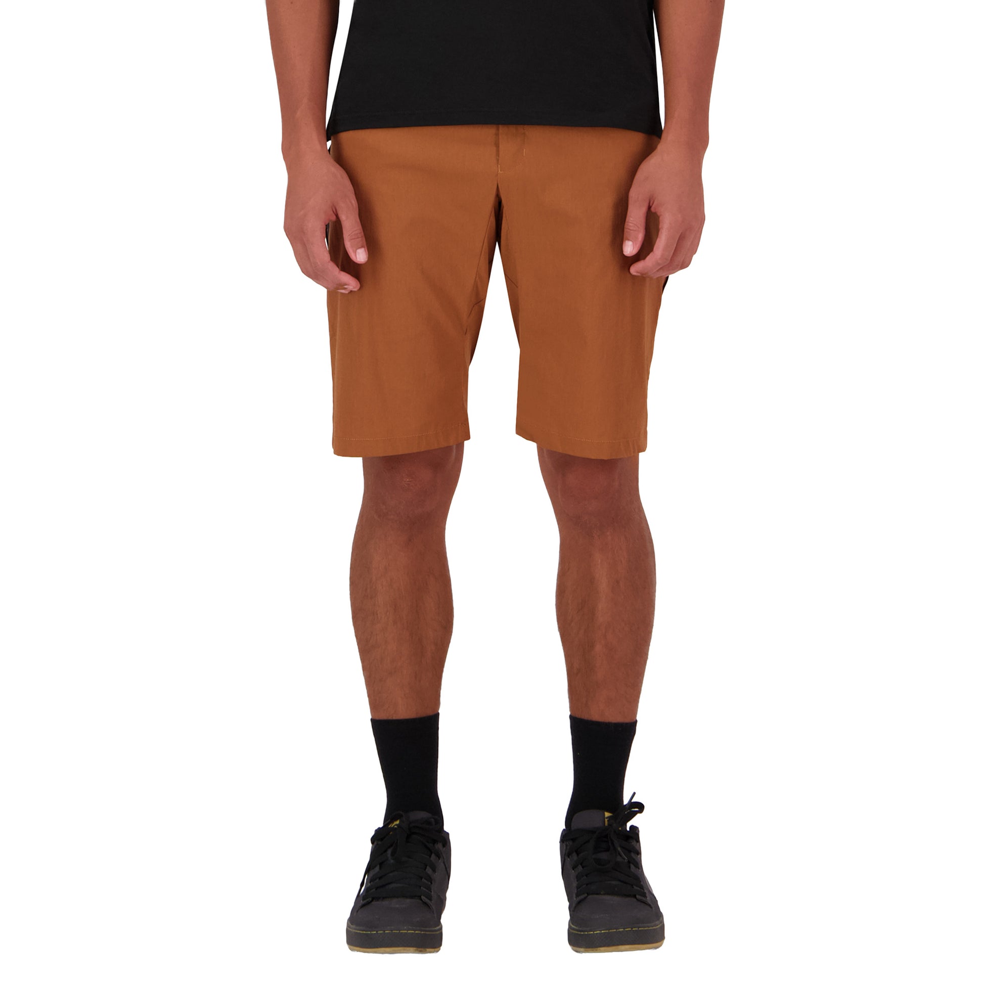 Mons Royale Diversion Merino Trail Shorts - M - Caramel - Image 2