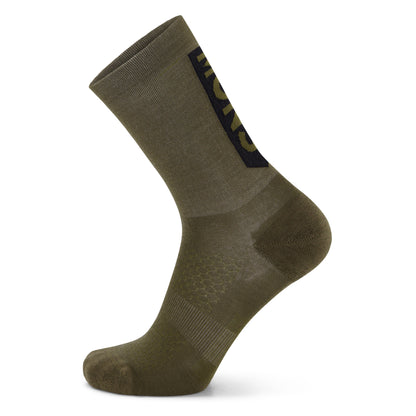 Mons Royale Atlas Crew Socks - L - Dark Olive - Image 1