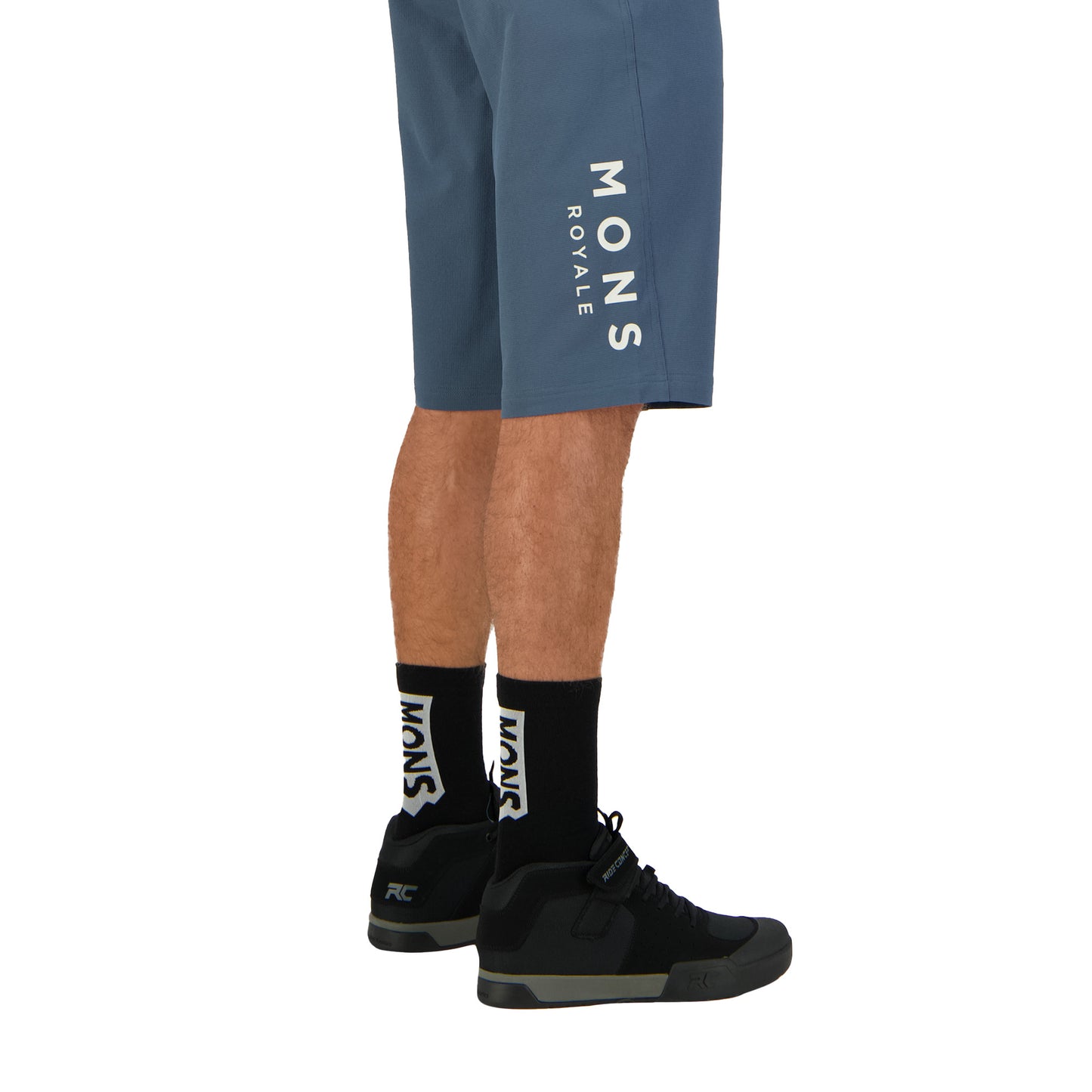 Mons Royale Atlas Crew Socks - XL - Black - Image 4