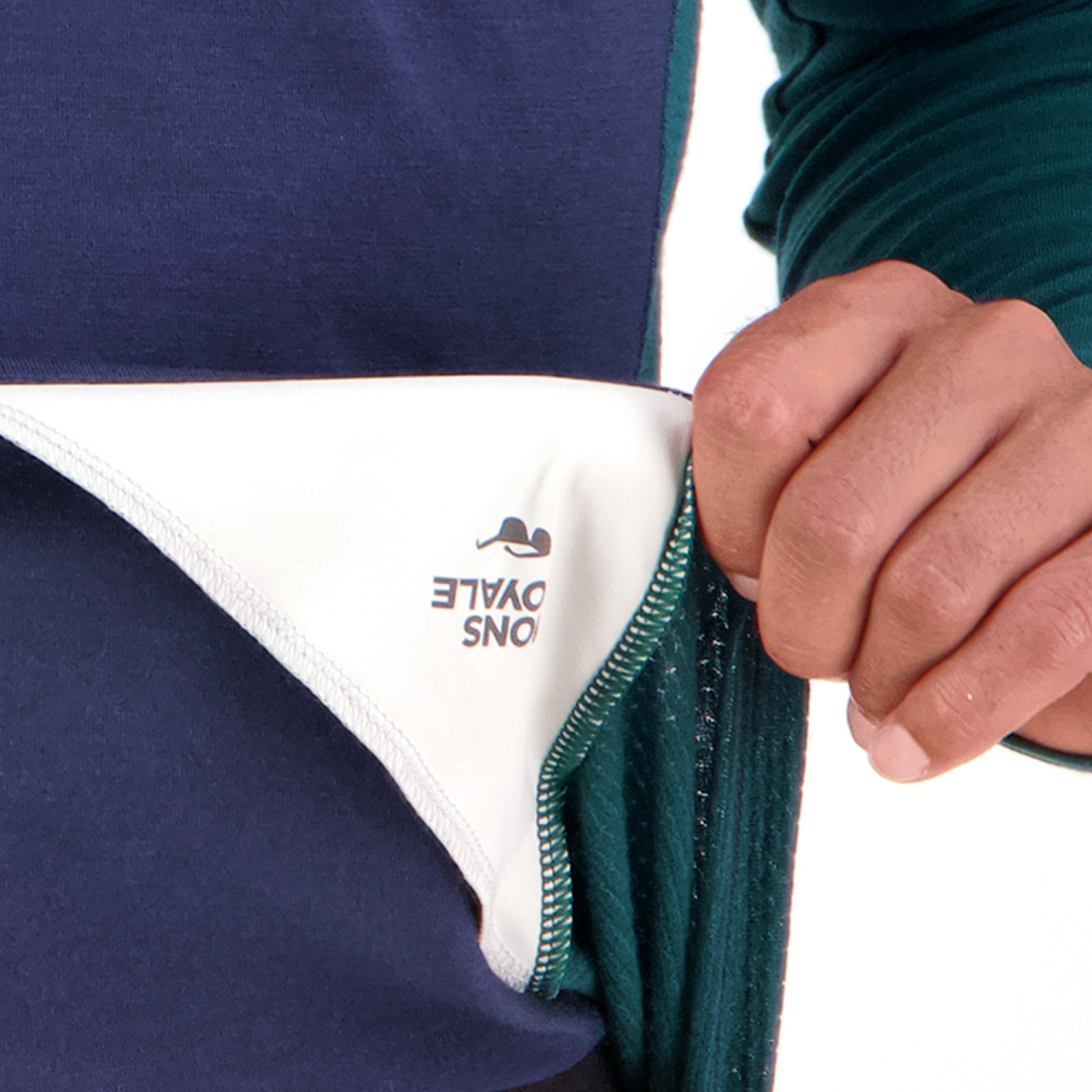 Mons Royale Men's Long Sleeve Redwood Enduro VLS Jersey - Medium - Evergreen - Midnight - Image 2