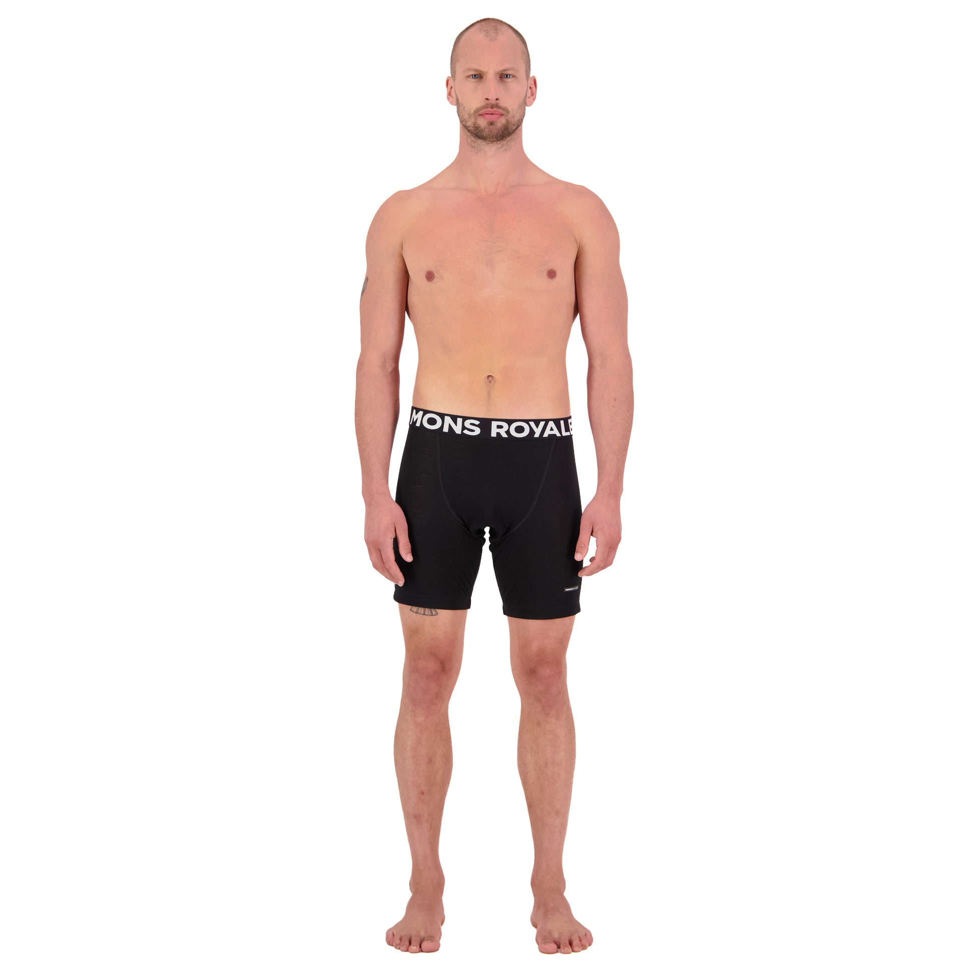 Mons Royale Men's Low Pro Merino Air-Con MTB Short Liner - L - Black - Image 3