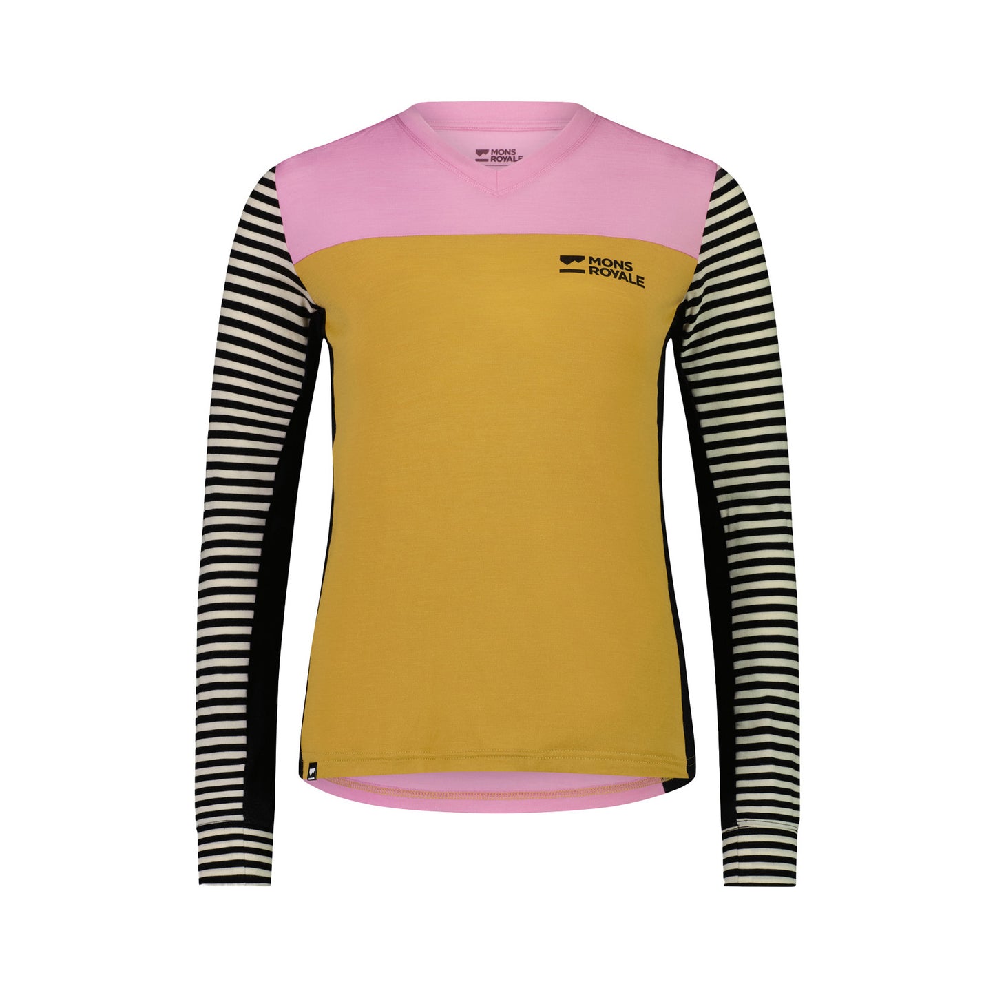 Mons Royale Redwood Enduro VLS Long Sleeve Women's Jersey - L - Pop Clash - Image 4