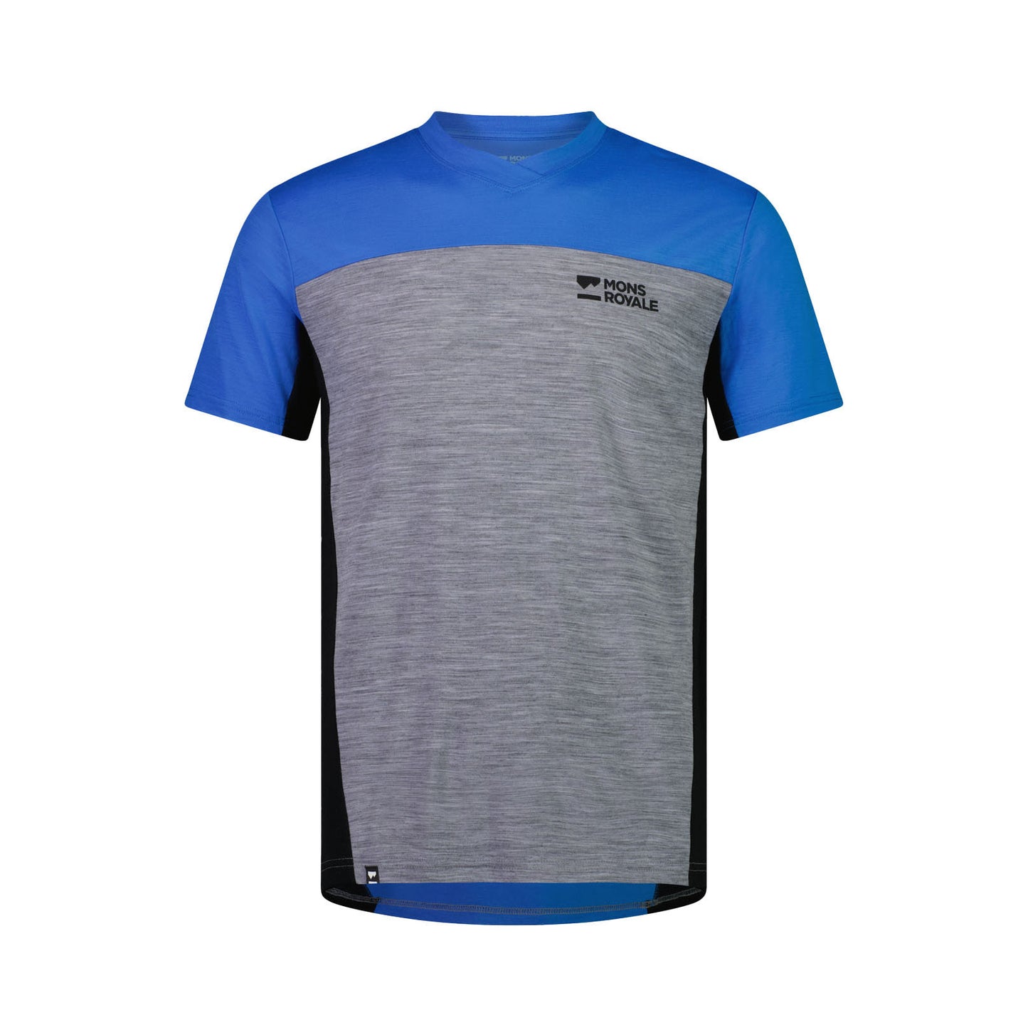 Mons Royale Redwood Enduro VT Short Sleeve Men's Jersey - M - Blue Gravel - Image 4